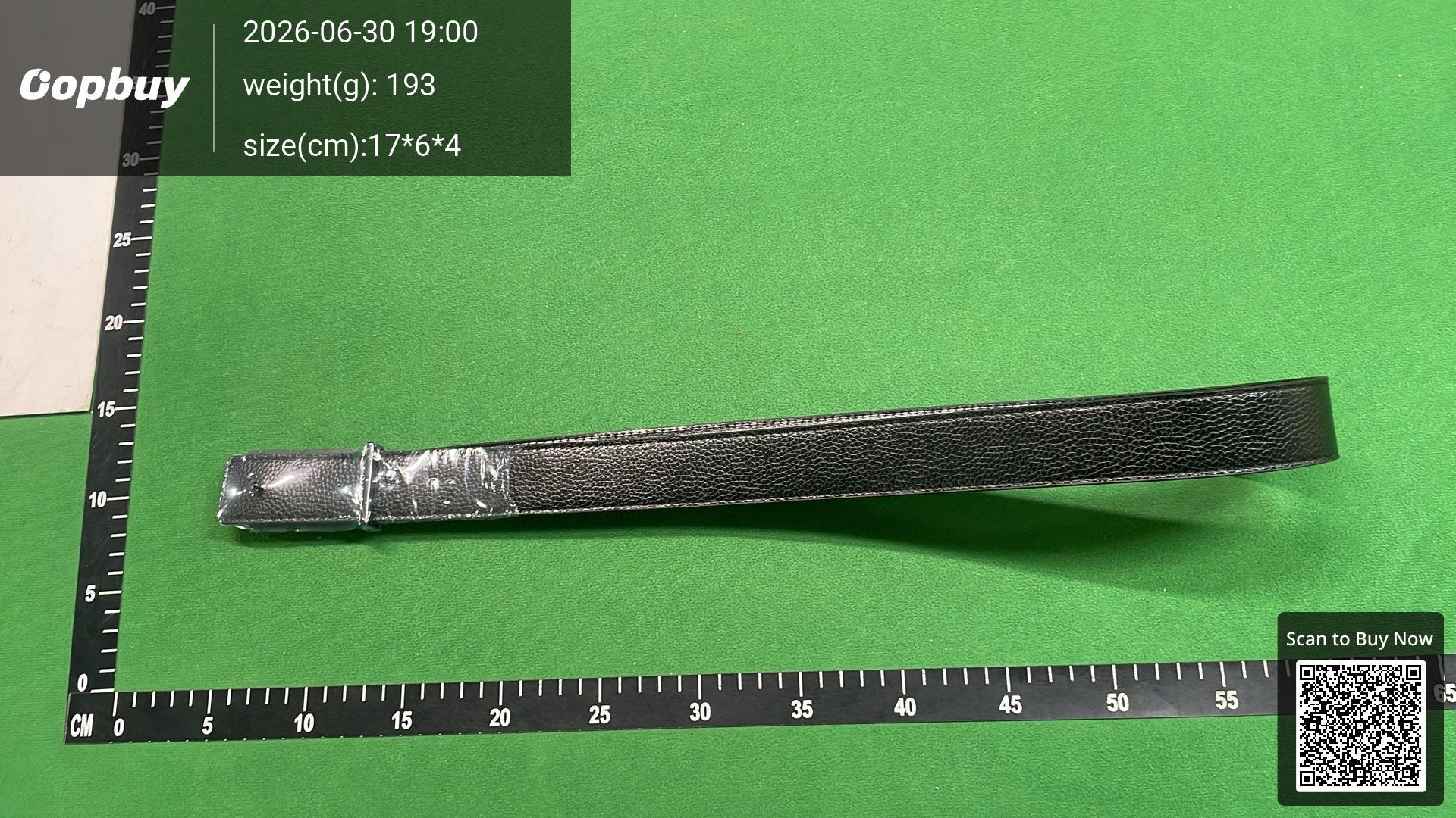 Foto QC 6 de Amiri Logo Belt Pebbled Leather