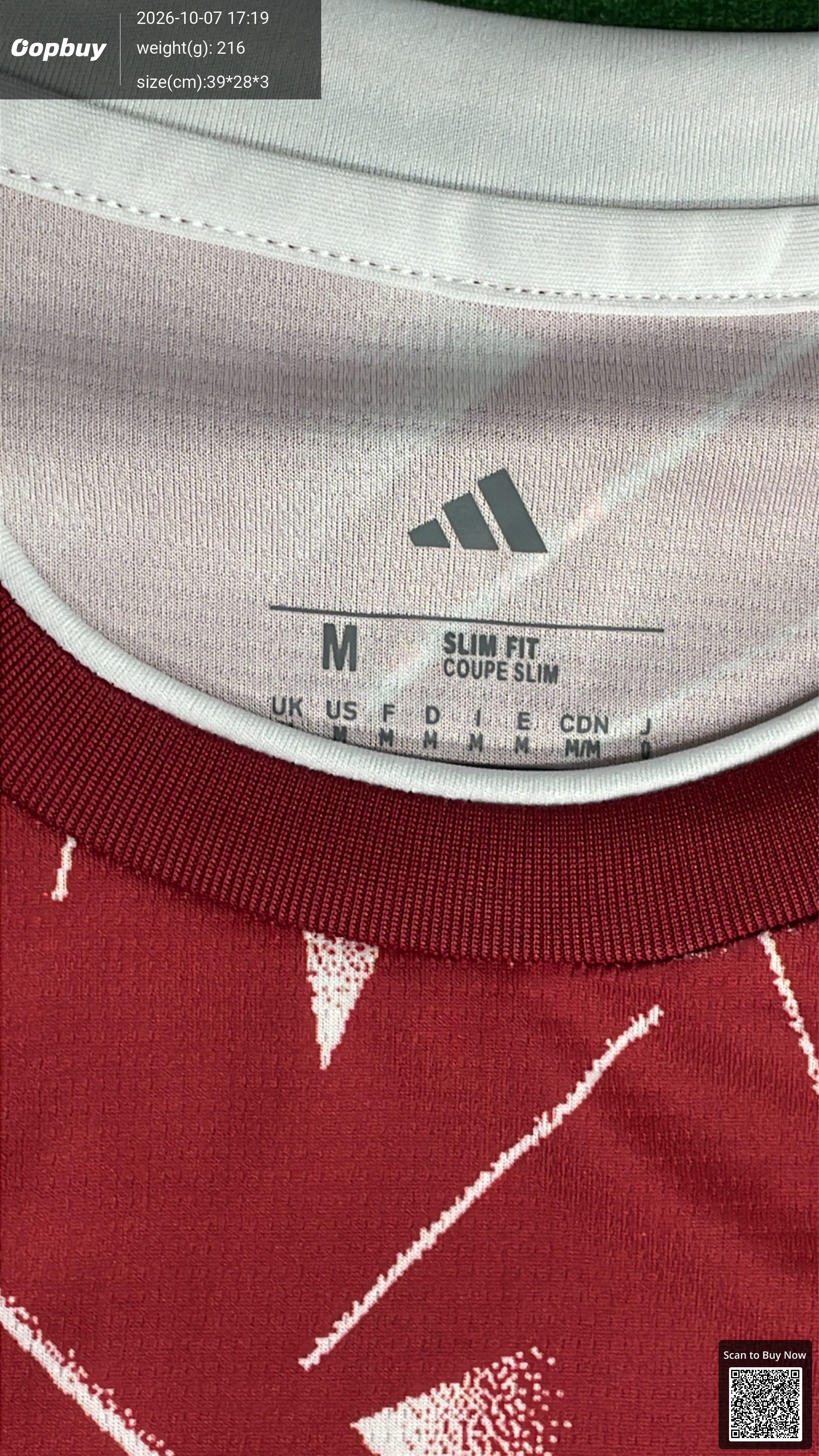 Foto QC 8 de adidas x Japan 2026/27 Away Cherry Blossom Jersey White Pink