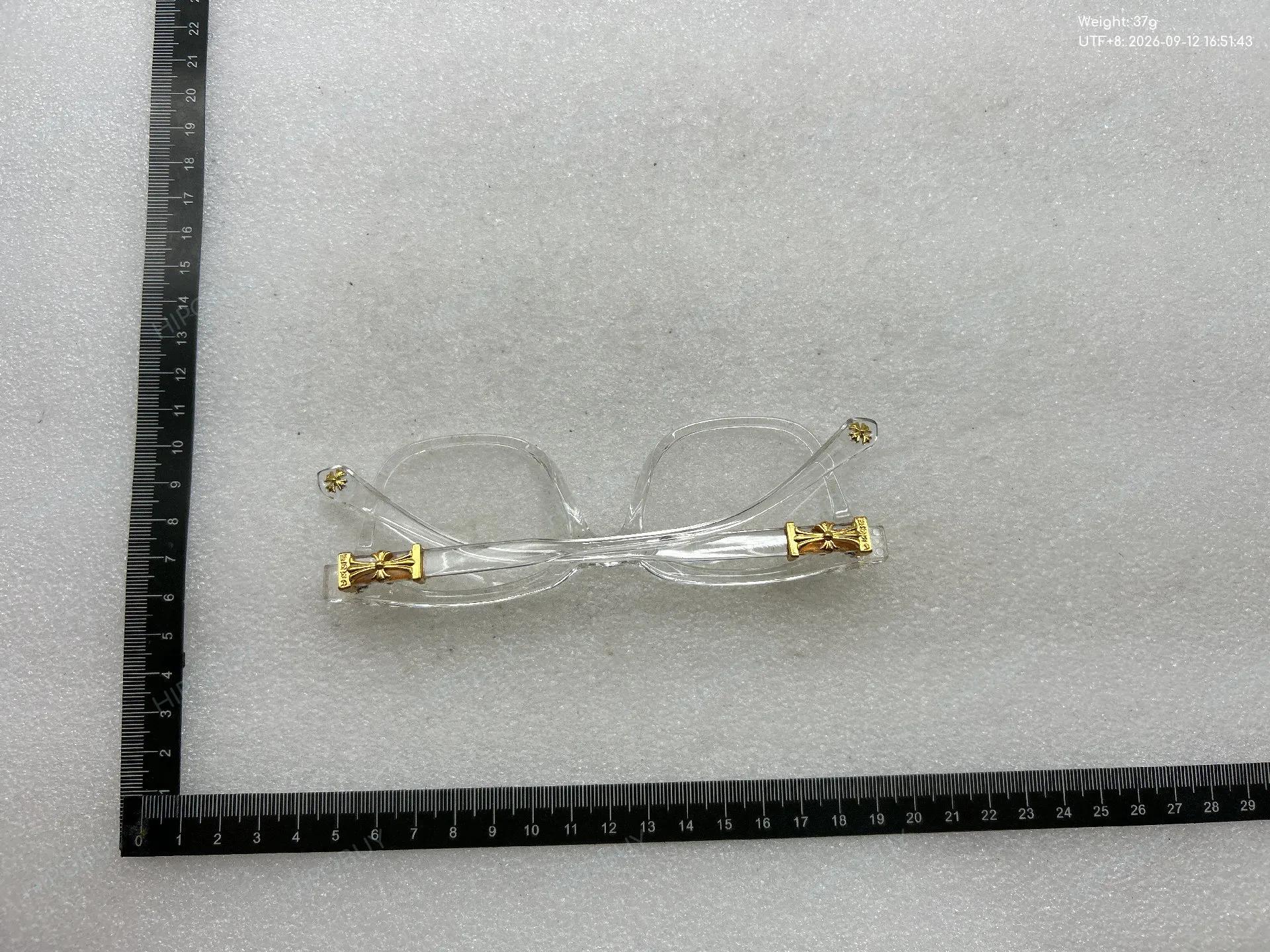 Foto QC 2 de Generic Square-Frame Polycarbonate Eyeglasses Black Gold (2026)