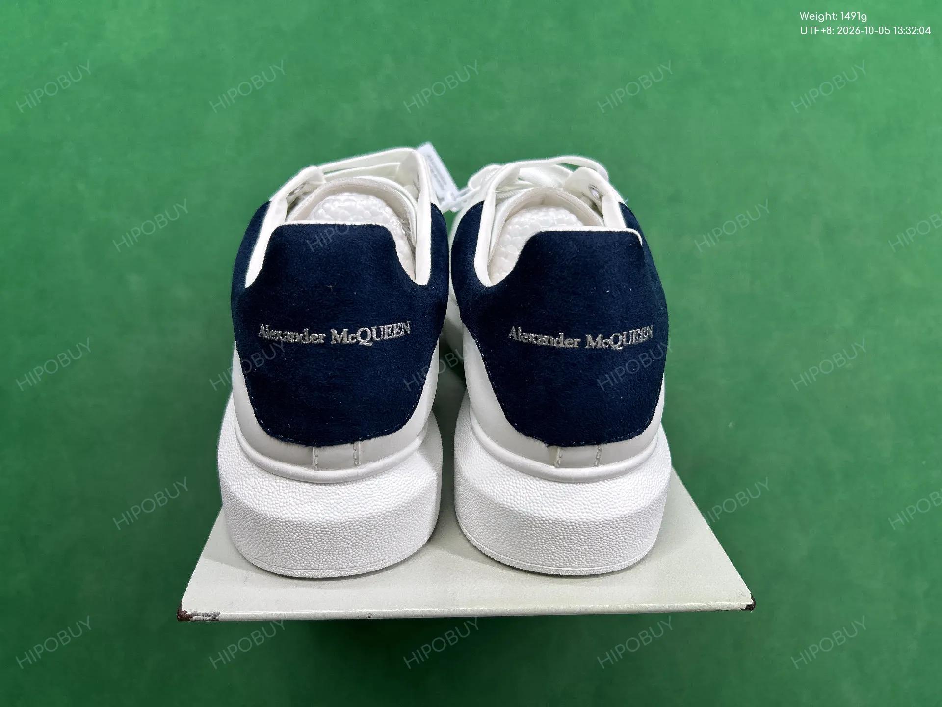 Foto QC 3 de Alexander McQueen Oversized Leather Low Top White