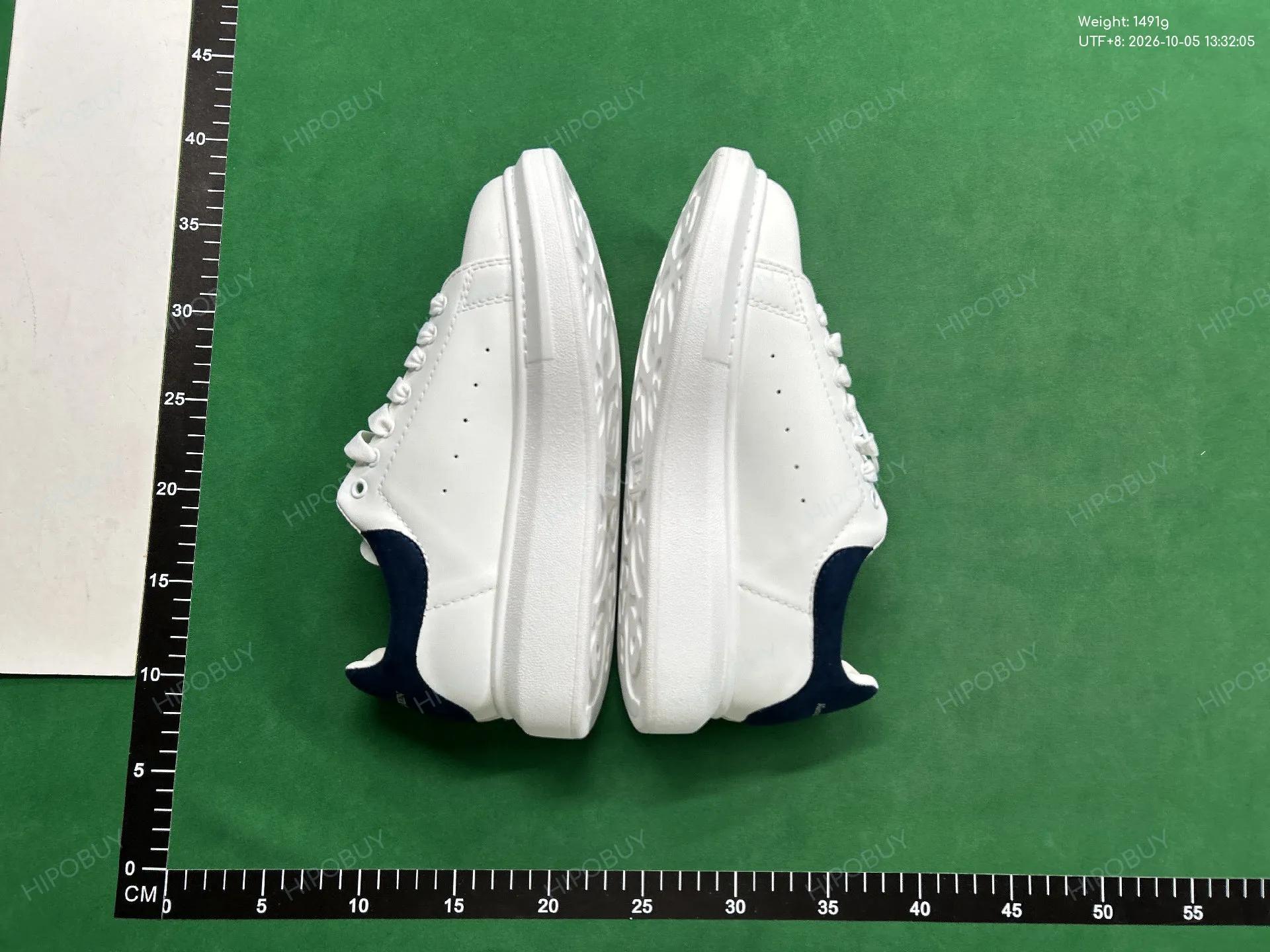 Foto QC 4 de Alexander McQueen Oversized Leather Low Top White