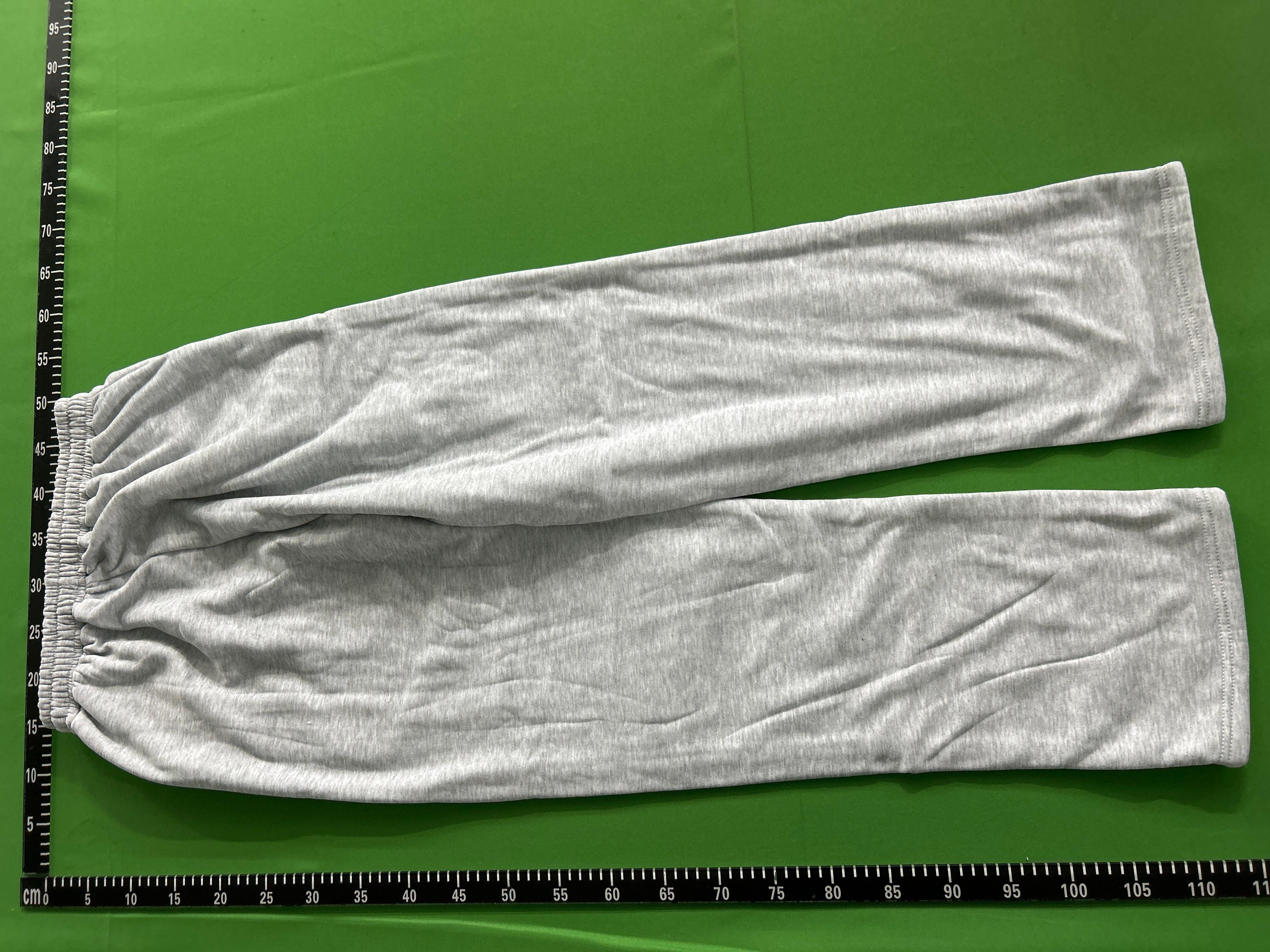 Foto QC 4 de Other Letter Print Loose Straight Pants Grey