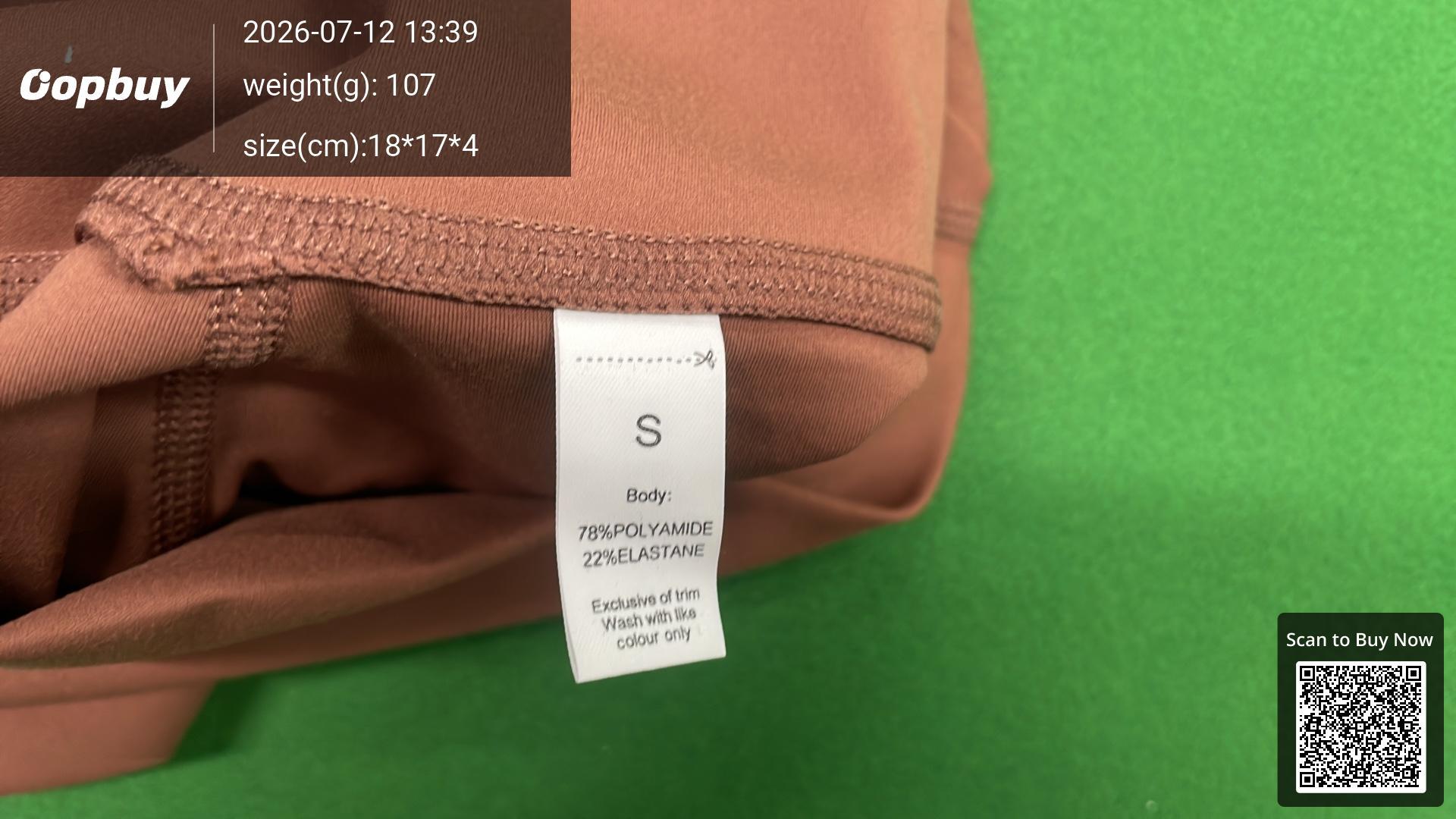 Foto QC 5 de Gymshark Shorts High Waisted Burgundy