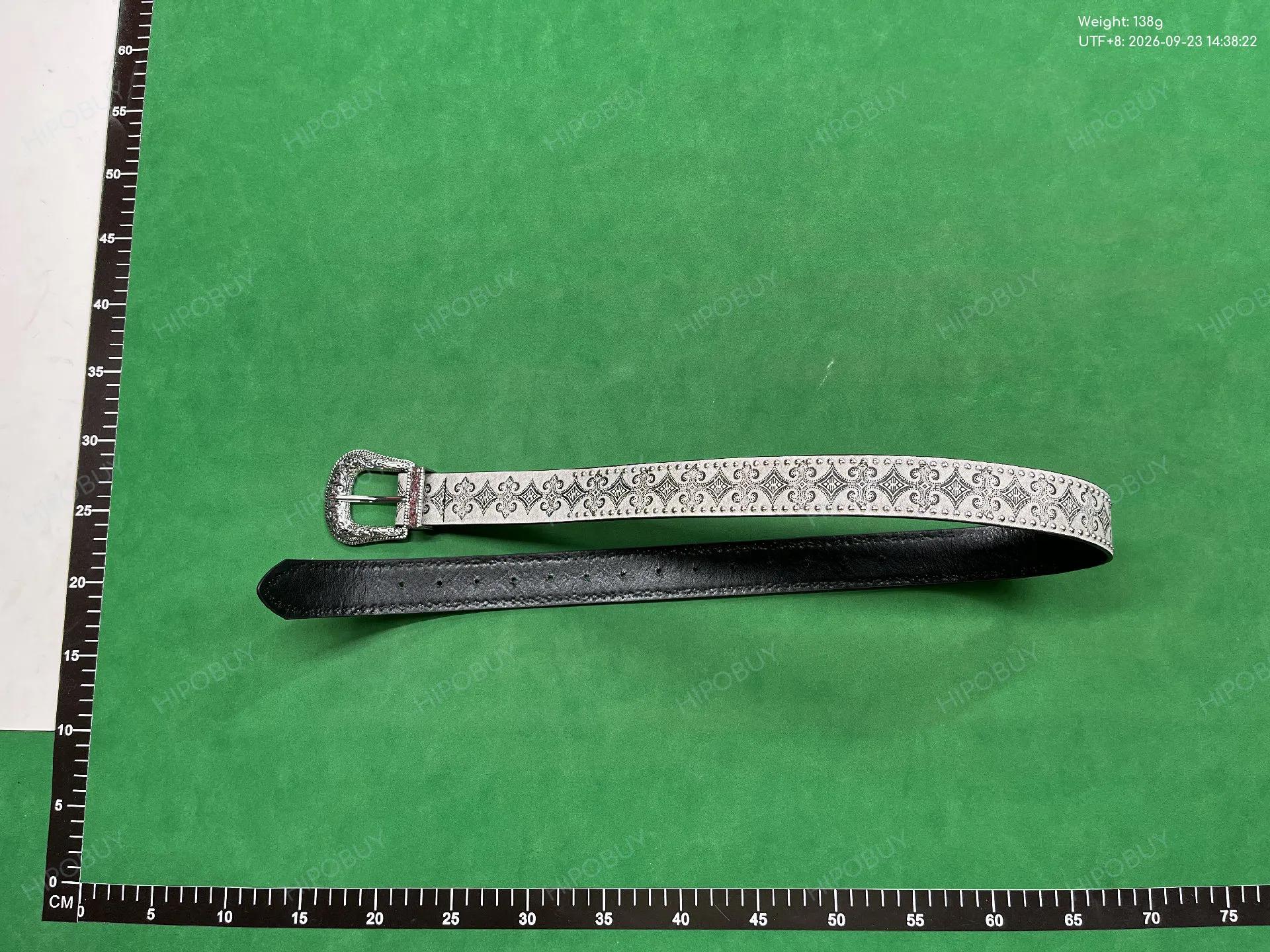 Foto QC 1 de Unbranded Western Studded Belt Black and Silver