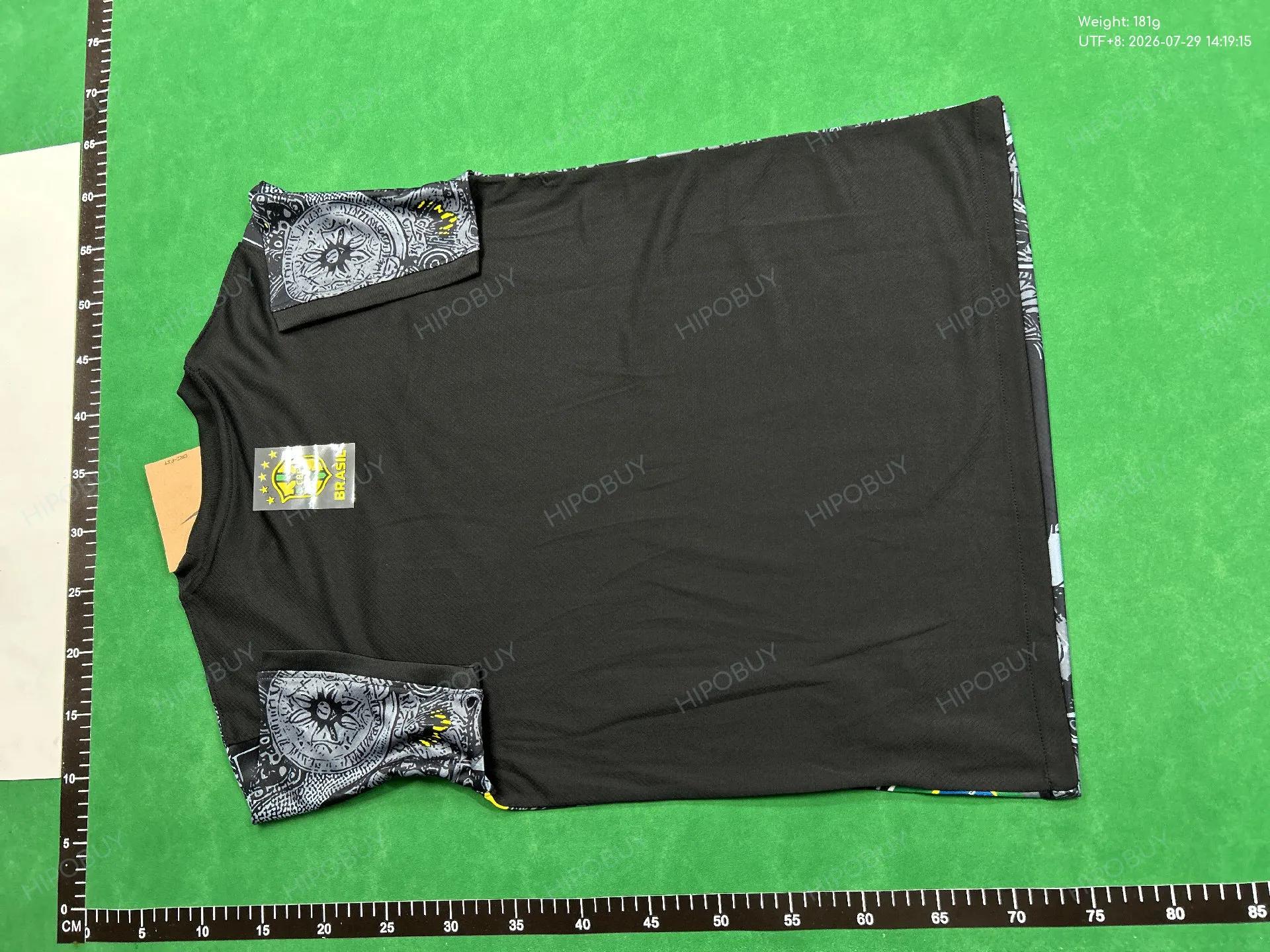 Foto QC 3 de Nike x Brasil 2023/24 Christ the Redeemer Graphic Jersey Black/Multicolor
