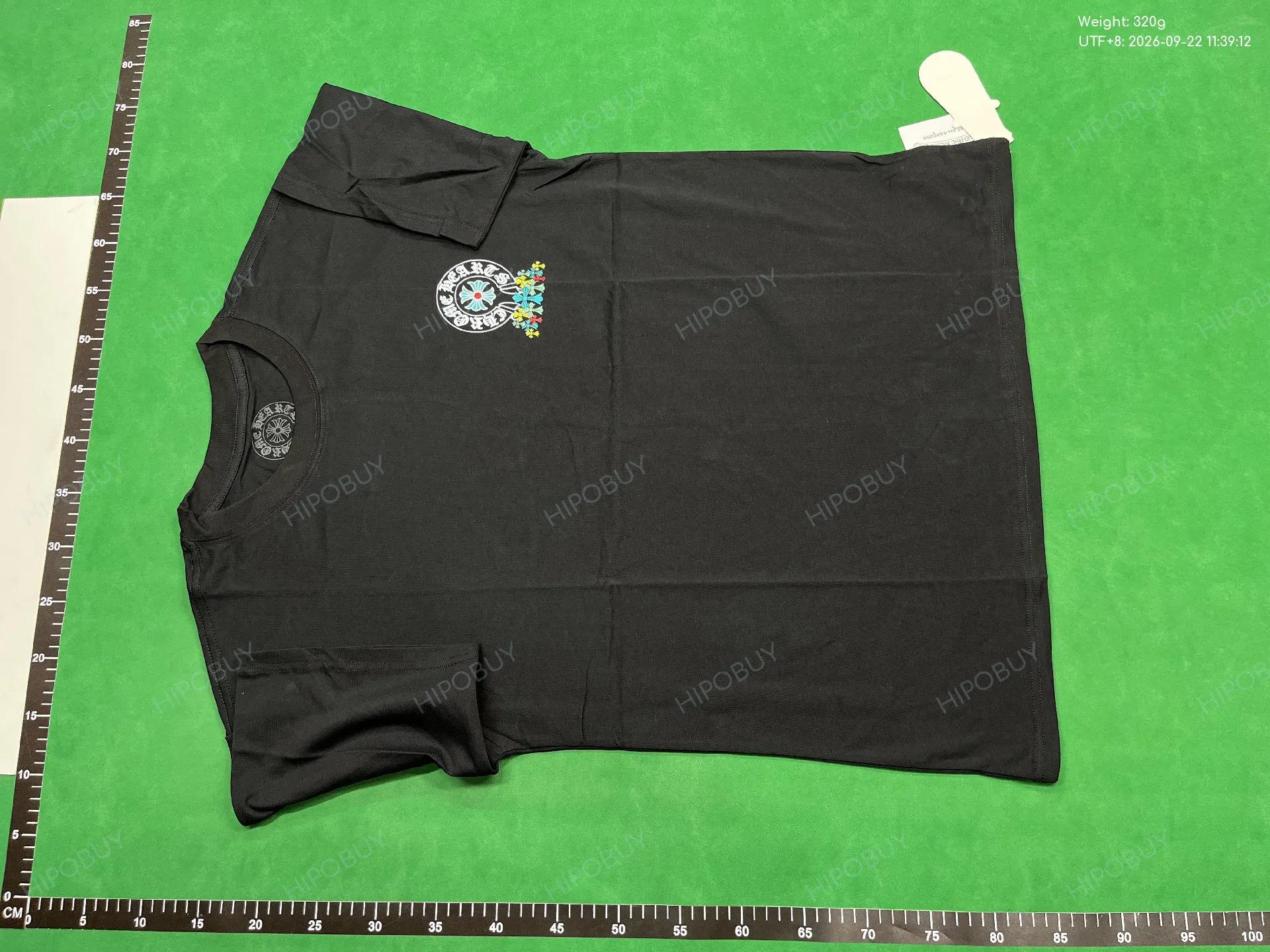 Foto QC 6 de Chrome Hearts T-shirt Horseshoe Logo Black