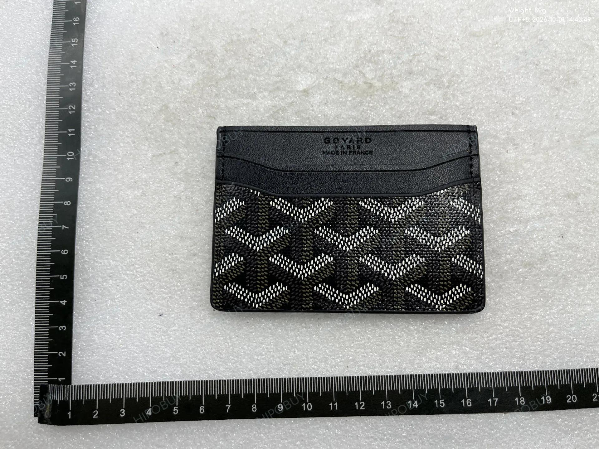 Foto QC 1 de Goyard Saint Sulpice Card Holder Goyardine Black
