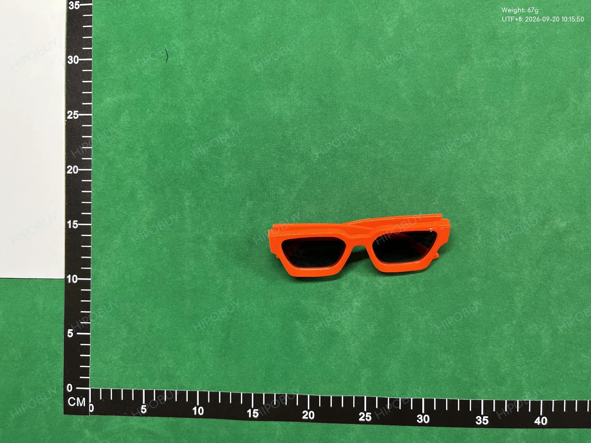 Foto QC 1 de Unbranded Thick Square-Frame Acetate Sunglasses Black Purple