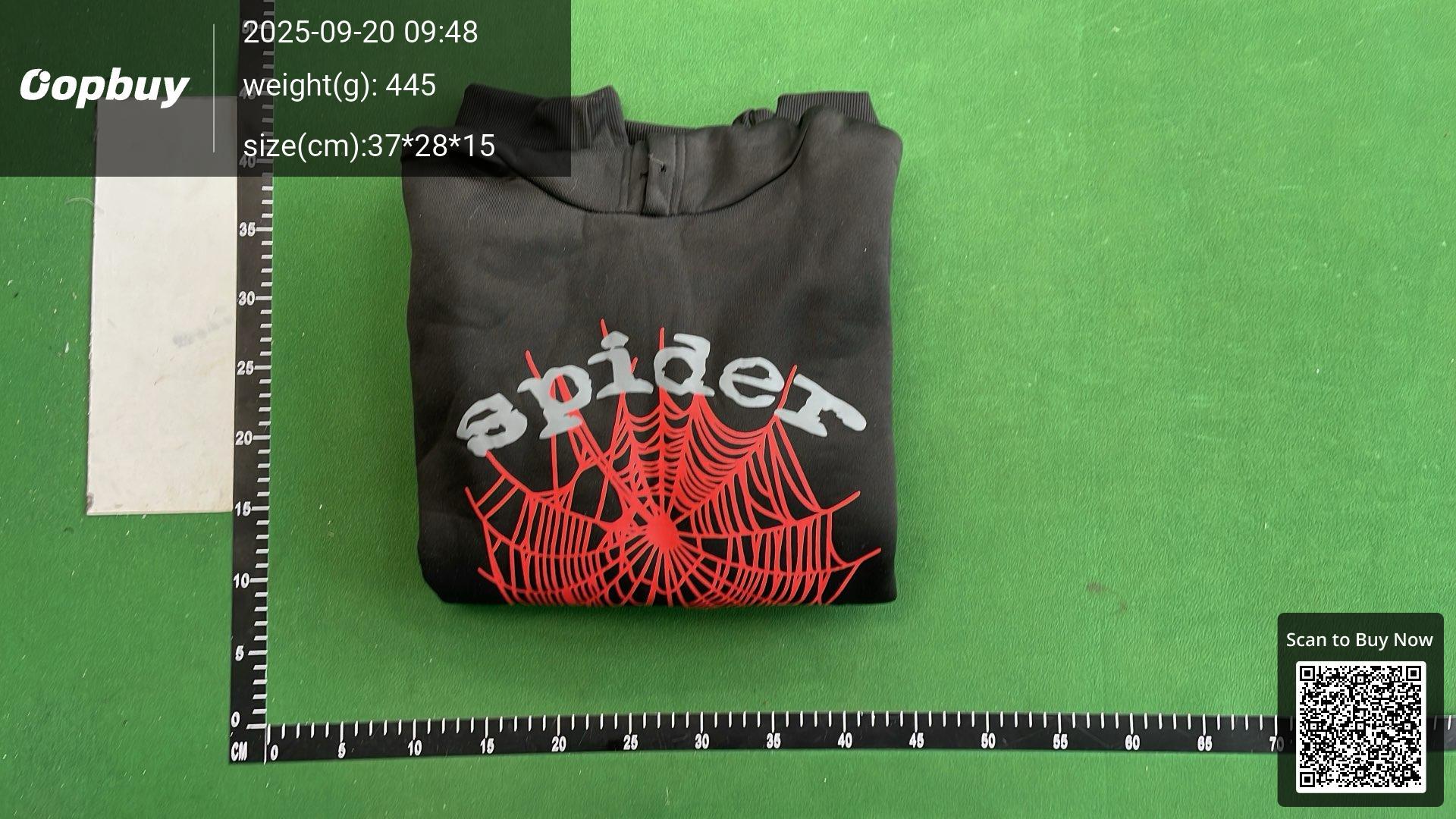 Foto QC 3 de Sp5der Hoodie Logo Red