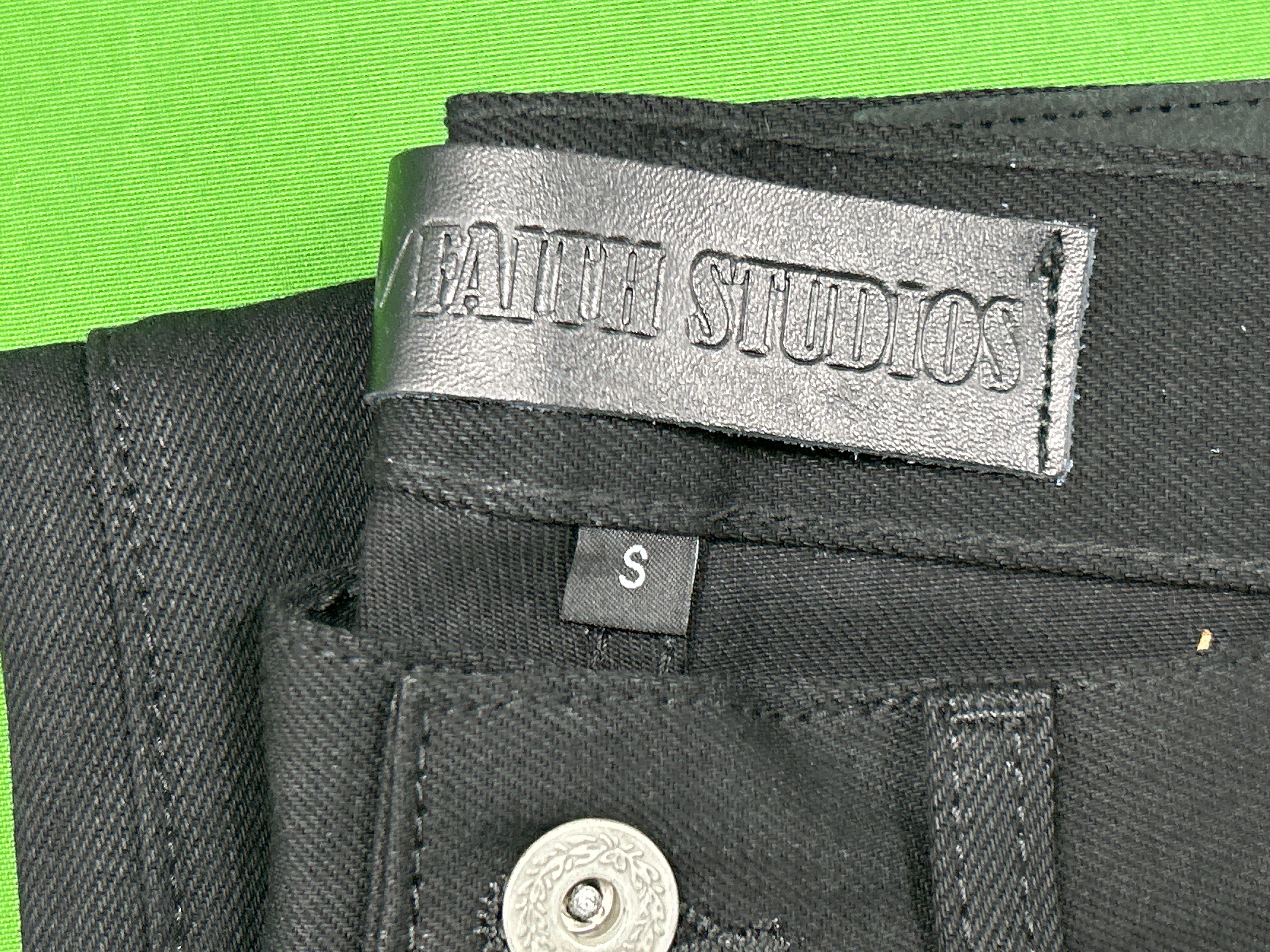Foto QC 3 de American Retro Nofaith Jeans Bootcut Raw Denim Black