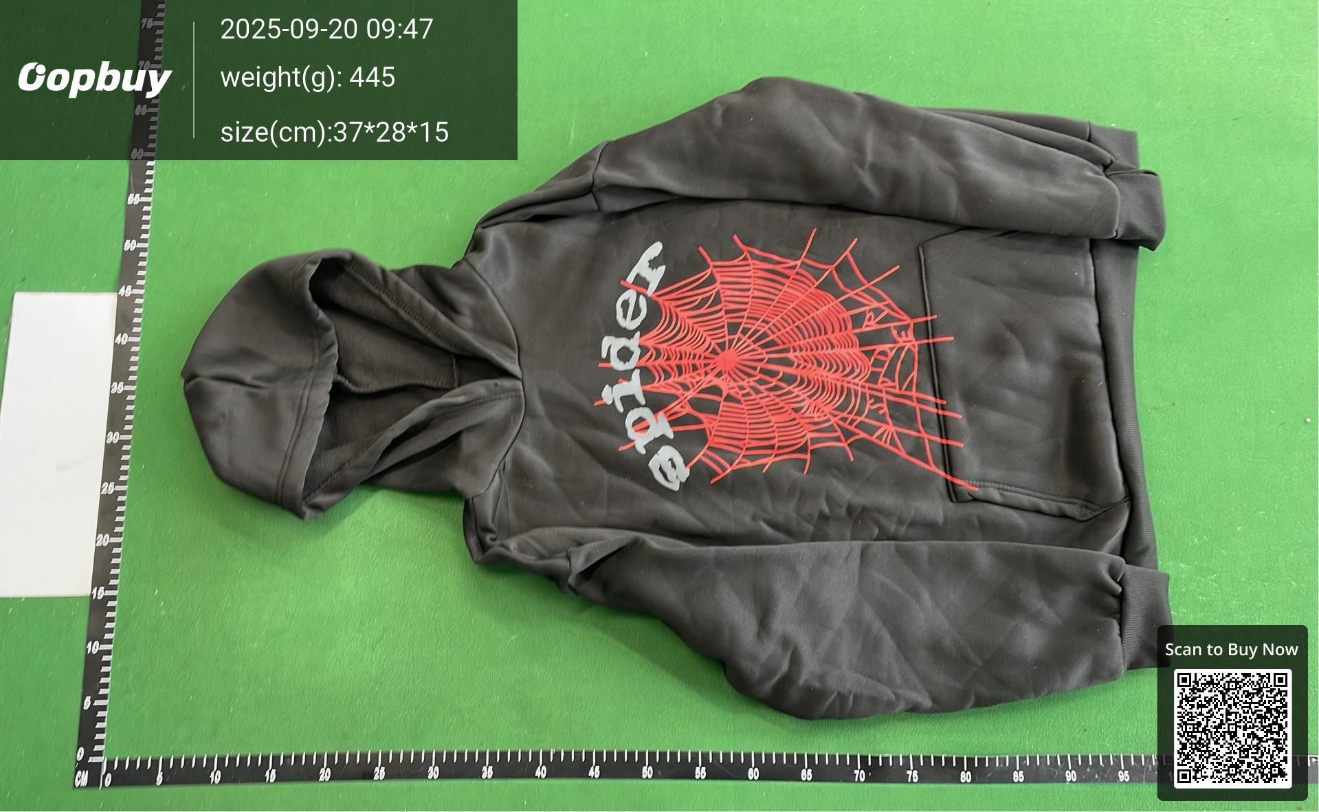 Foto QC 1 de Sp5der Hoodie Logo Red
