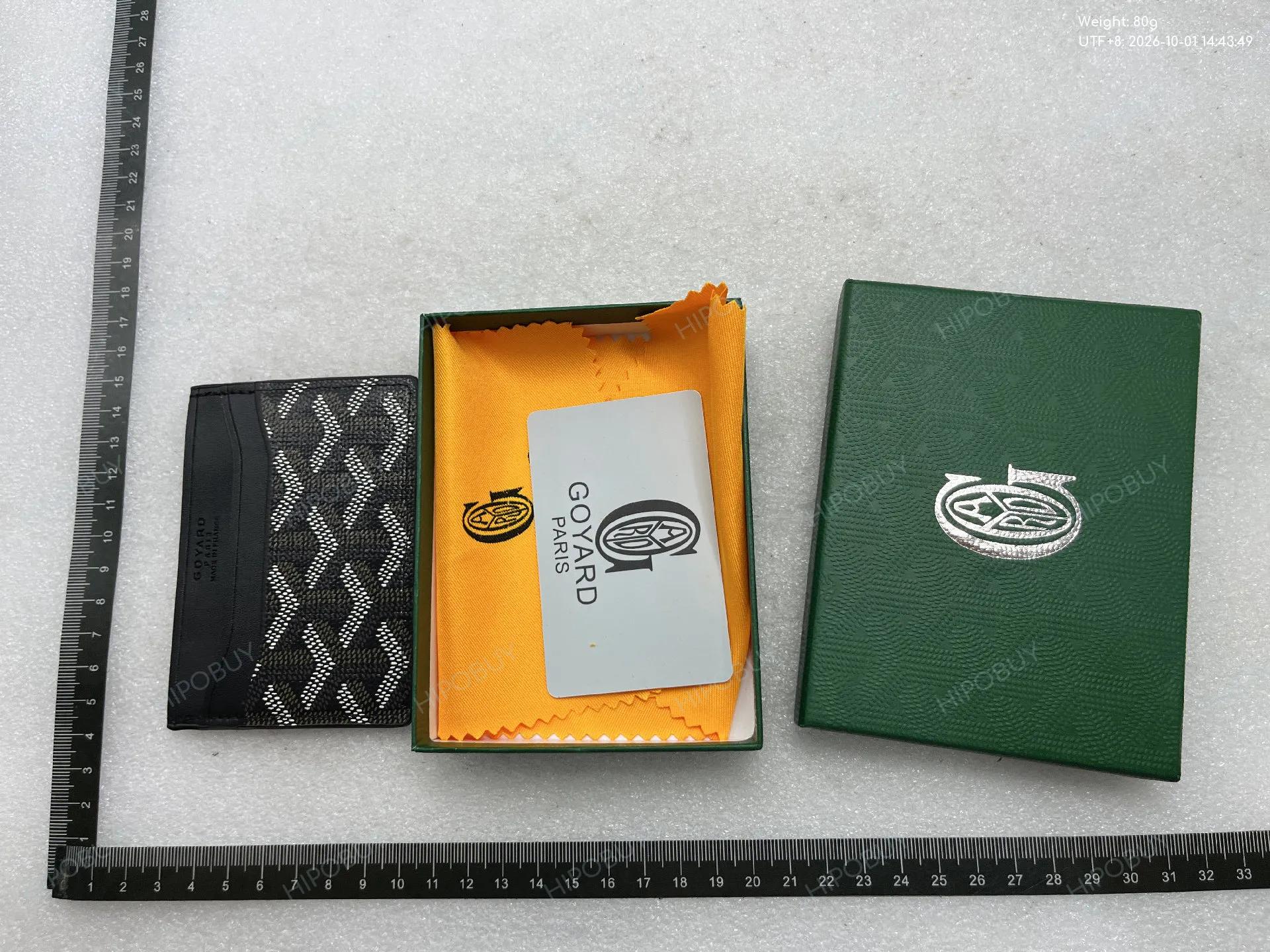 Foto QC 3 de Goyard Saint Sulpice Card Holder Goyardine Black
