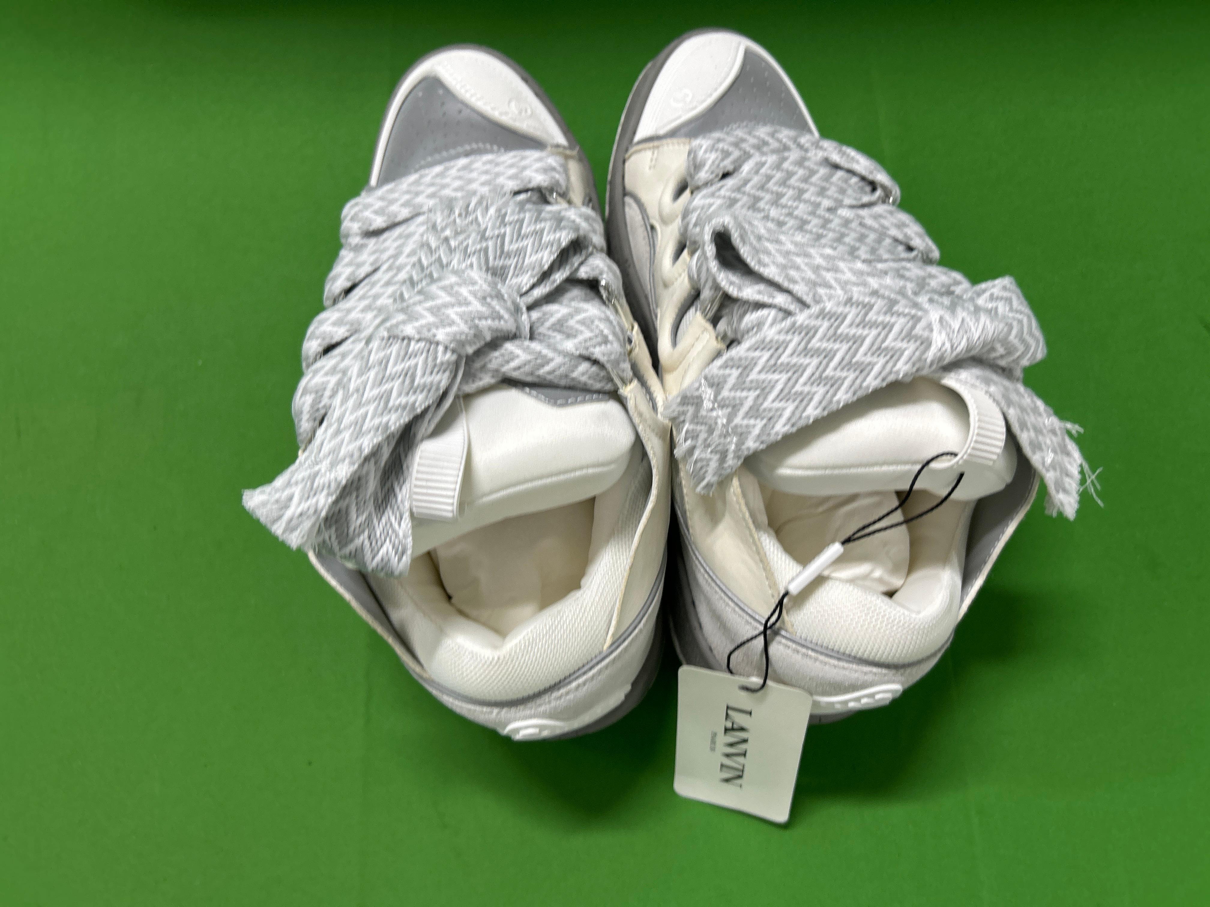 Foto QC 3 de Lanvin Curb Low Gallery Dept. White Black