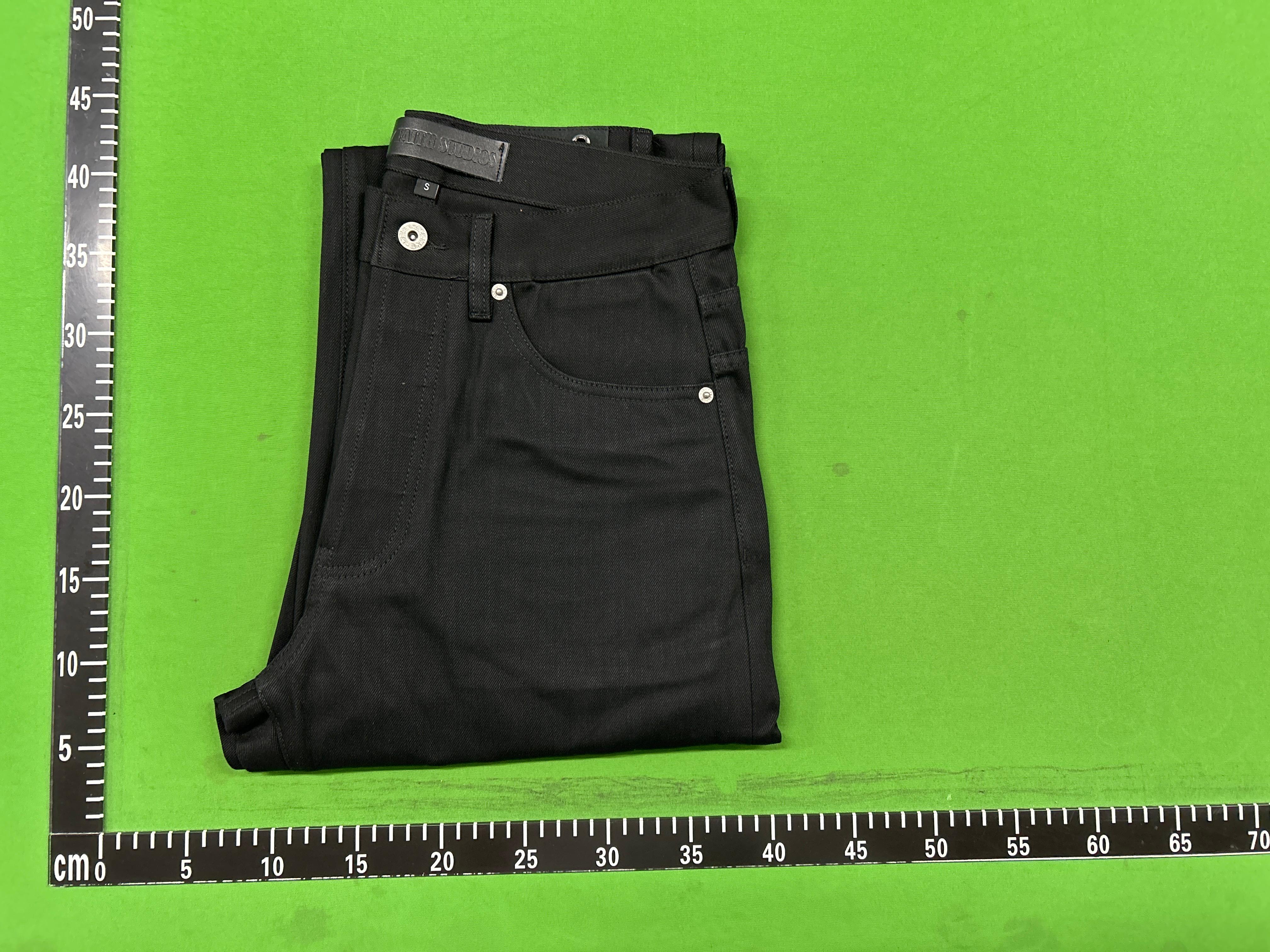 Foto QC 2 de American Retro Nofaith Jeans Bootcut Raw Denim Black