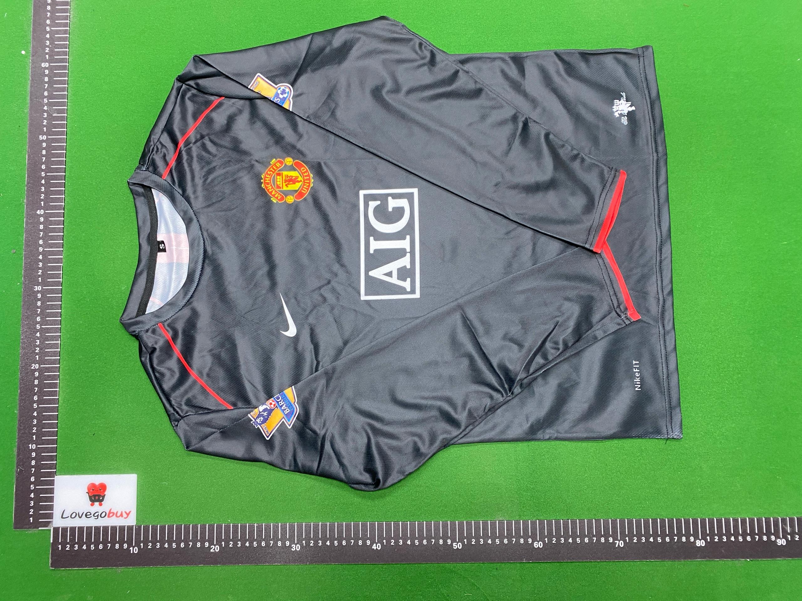Foto QC 7 de Nike x Manchester United Retro 2007/08 Home Ronaldo #7 Long Sleeve Jersey Red