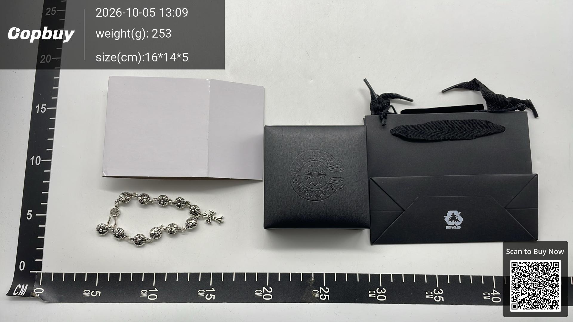 Foto QC 8 de Chrome Hearts Fancy Link Bracelet Silver