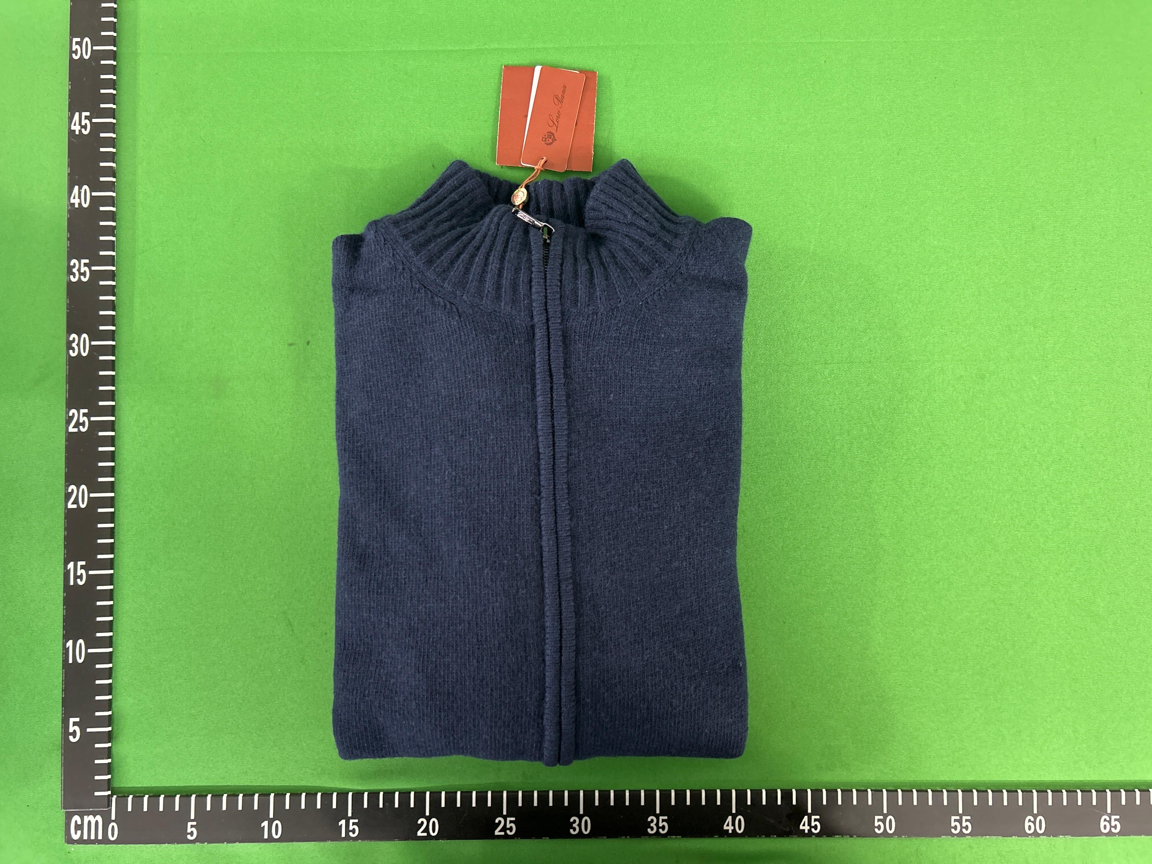 Foto QC 2 de Loro Piana Parksville Zip Sweater Cashmere Black