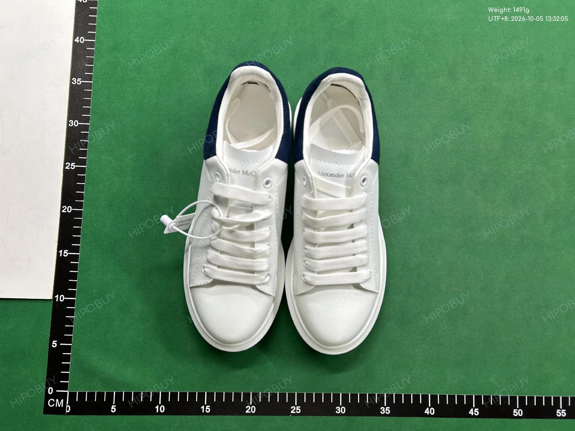 Foto QC 6 de Alexander McQueen Oversized Leather Low Top White