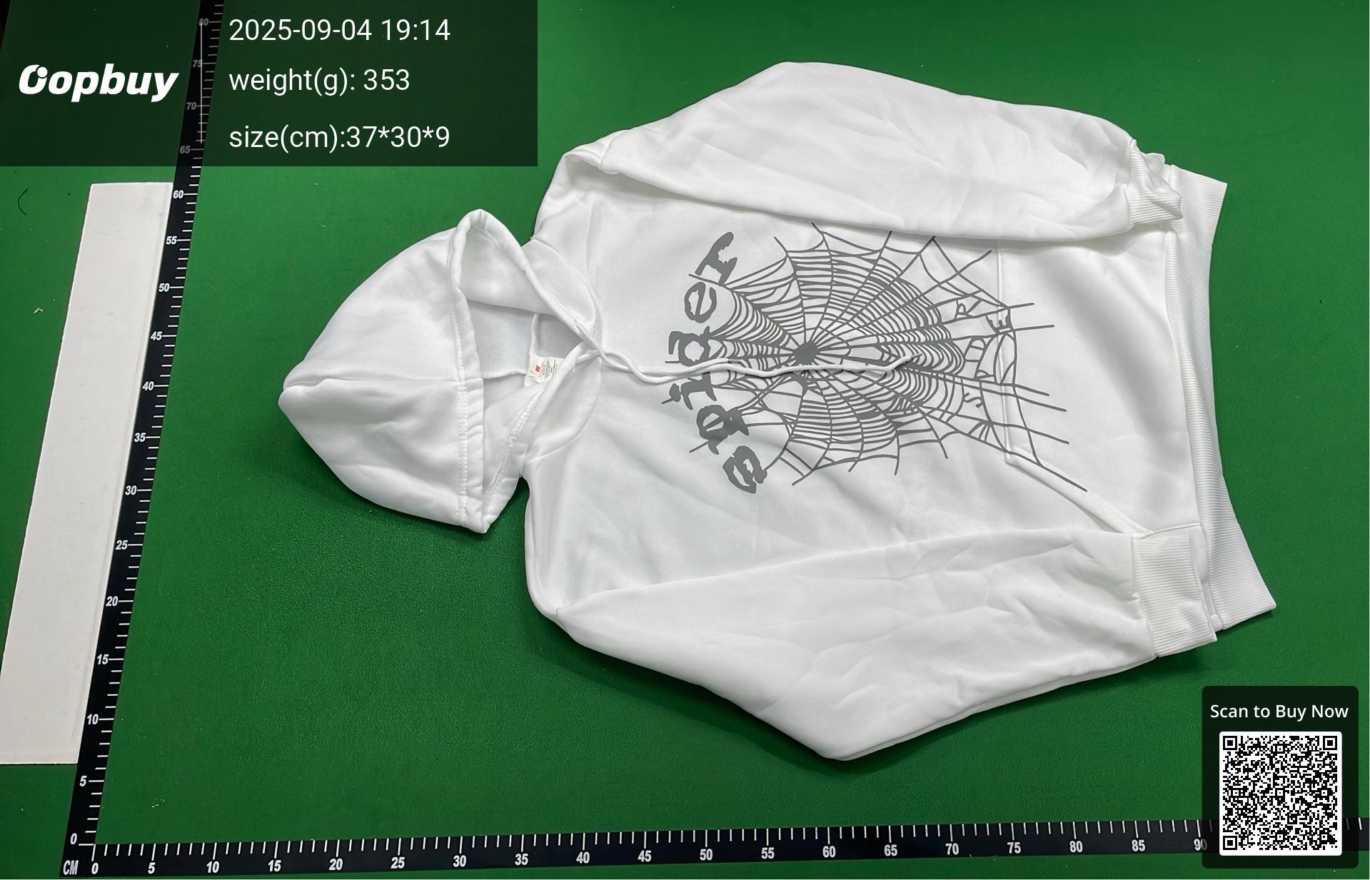 Foto QC 5 de Sp5der Hoodie Logo Red