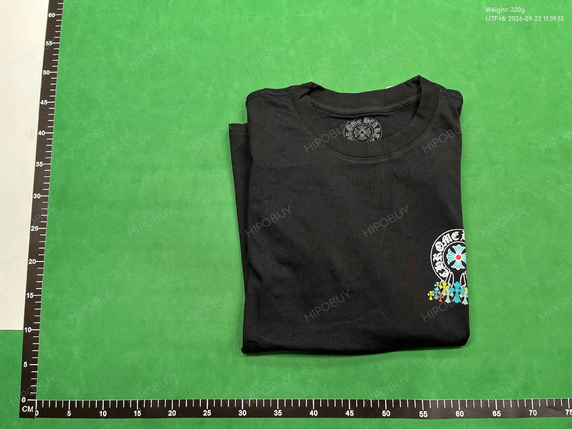 Foto QC 8 de Chrome Hearts T-shirt Horseshoe Logo Black