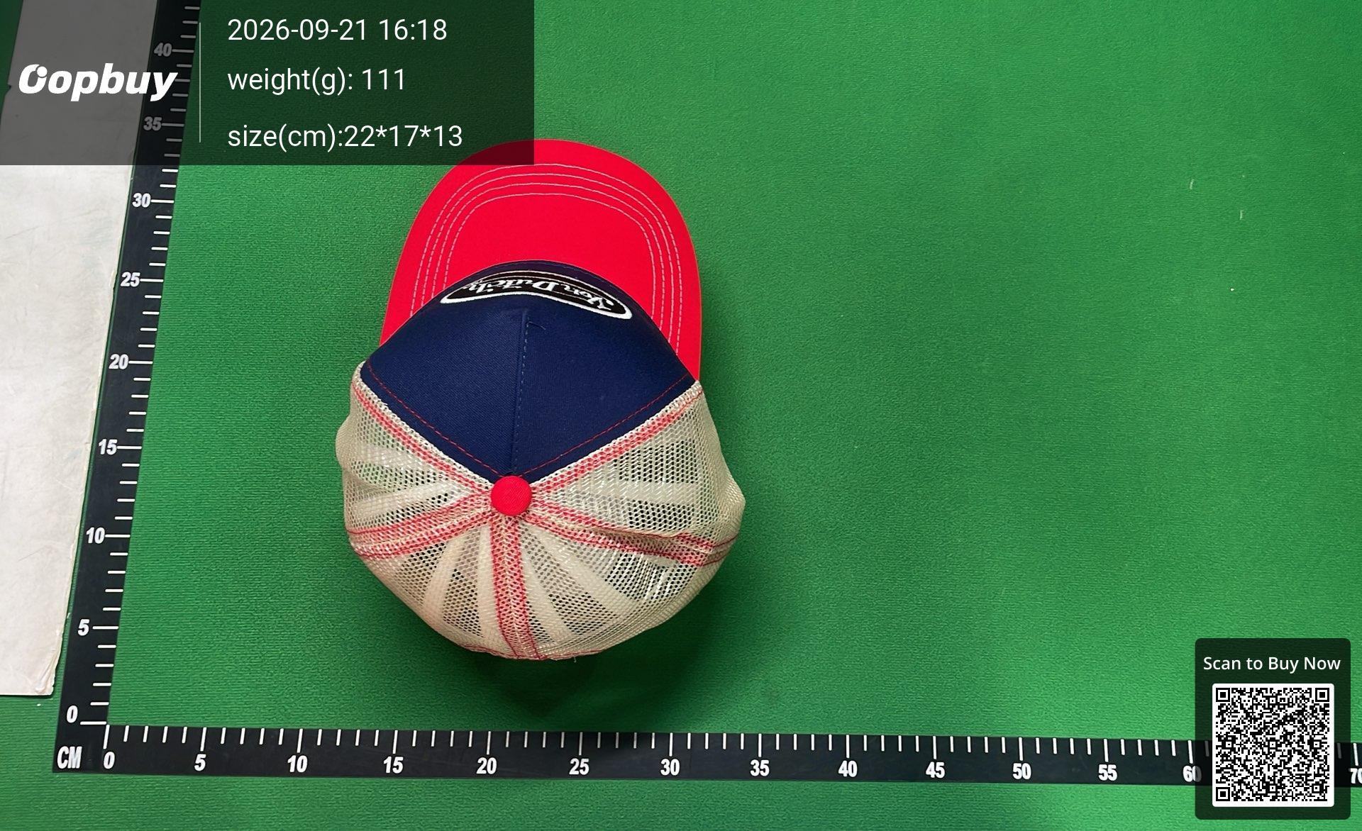 Foto QC 5 de Von Dutch Logo Trucker Cap Navy Red