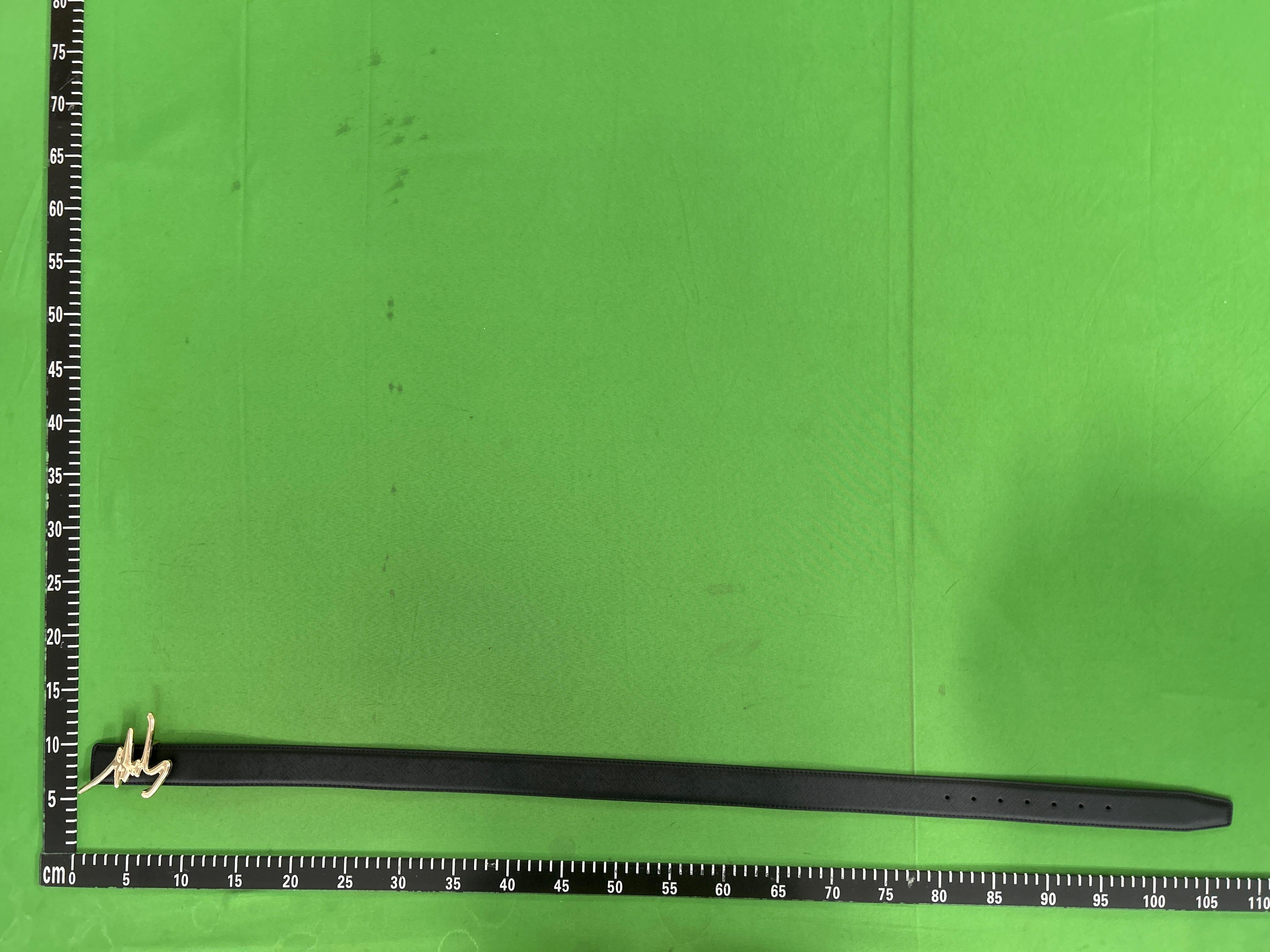 Foto QC 8 de Other Signature Buckle Belt Black