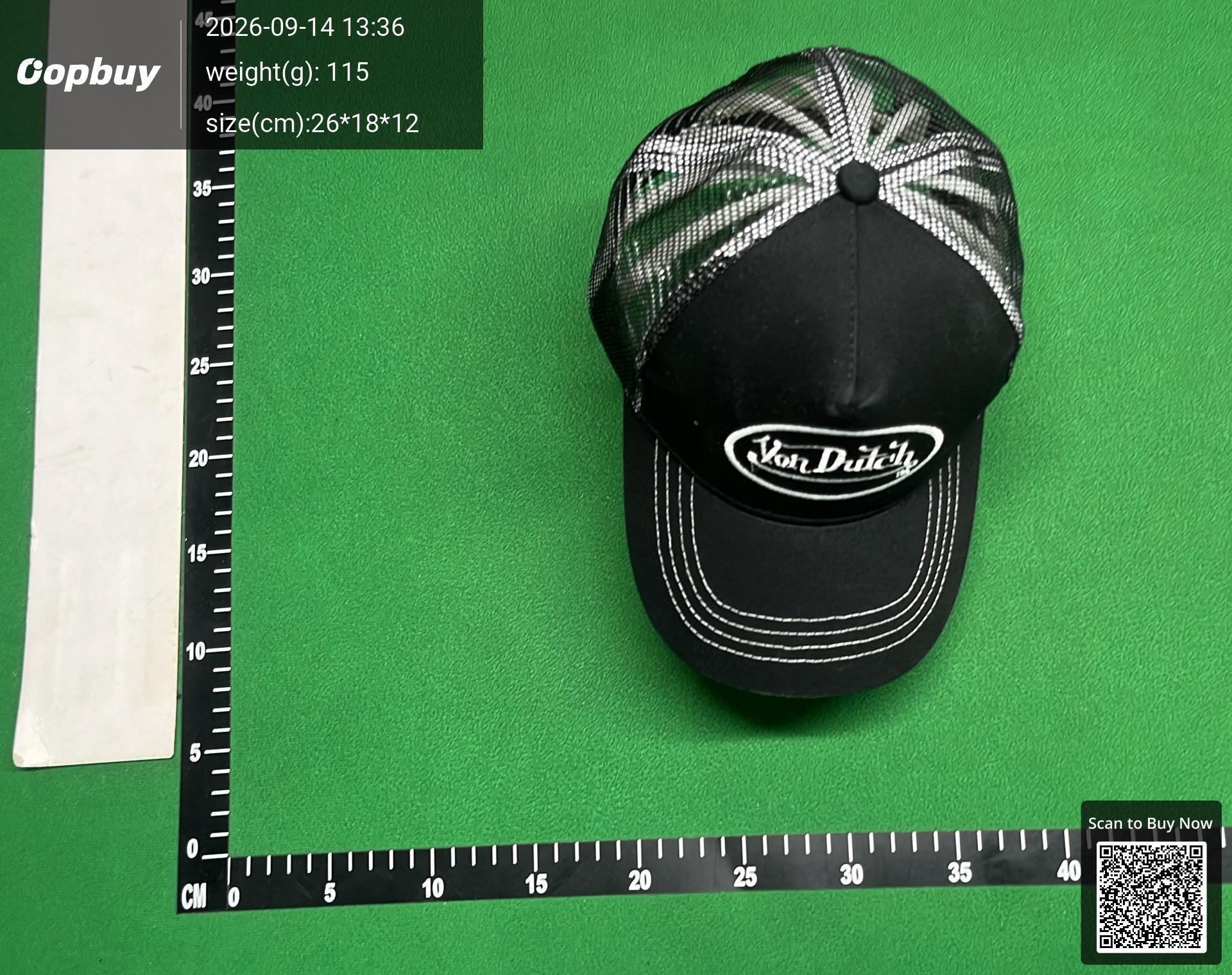 Foto QC 7 de Von Dutch Logo Trucker Cap Navy Red