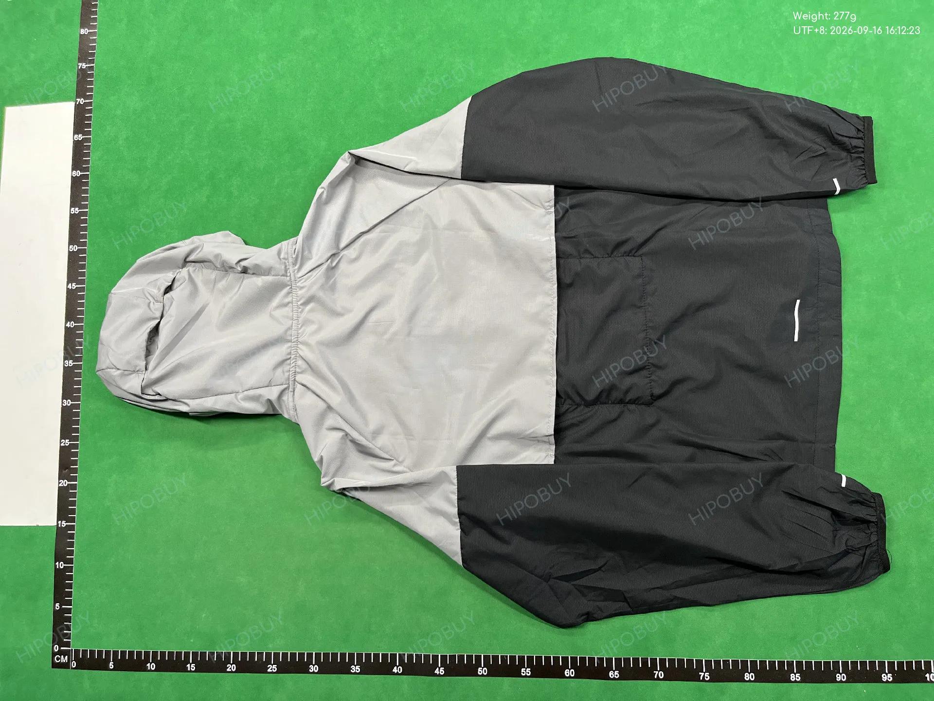 Foto QC 3 de Nike Miler Running Jacket Windbreaker Mint Grey Black