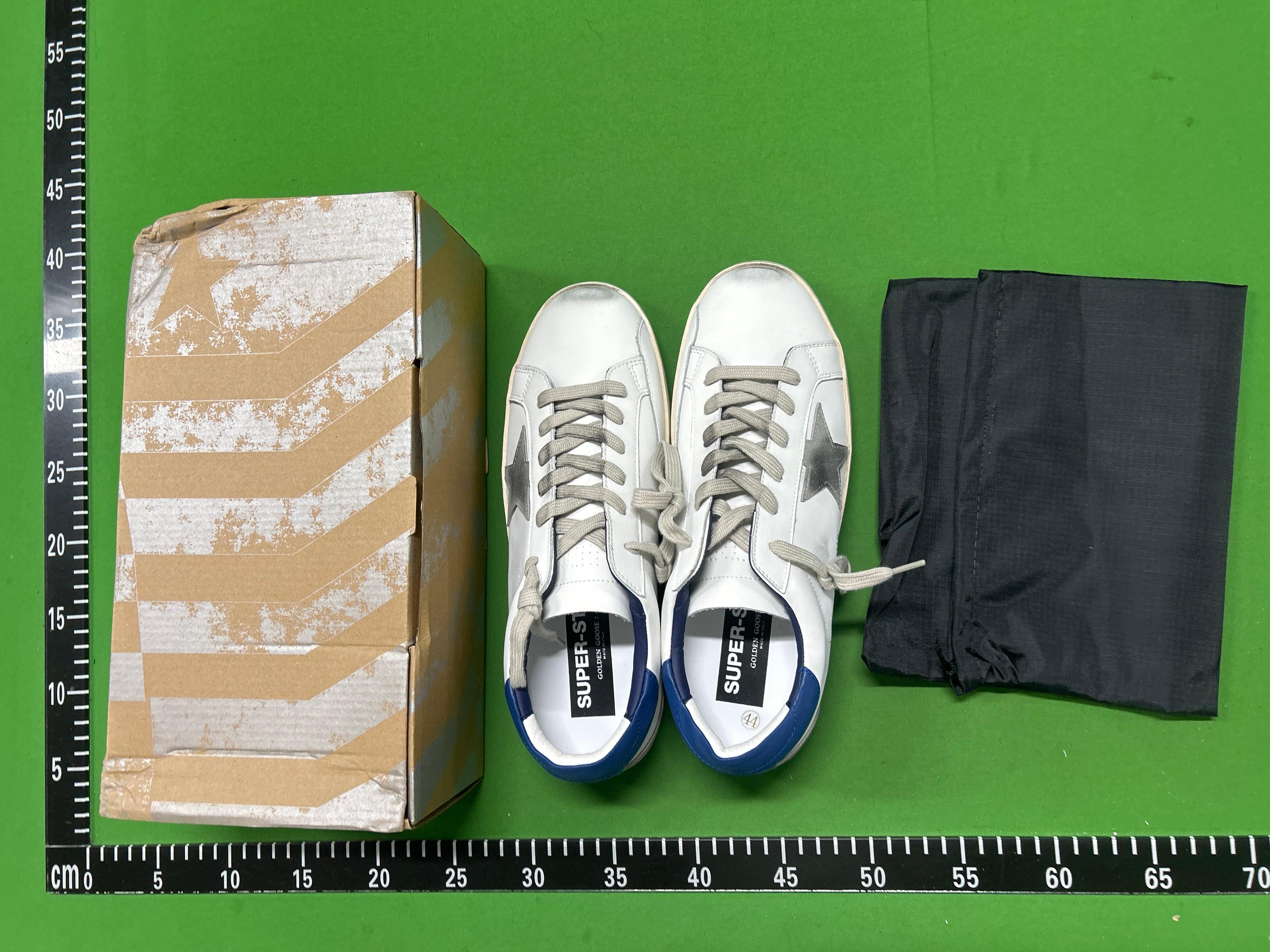 Foto QC 2 de Golden Goose Super-Star Low White Gold Glitter Star Silver GWF00102.F004664.10417