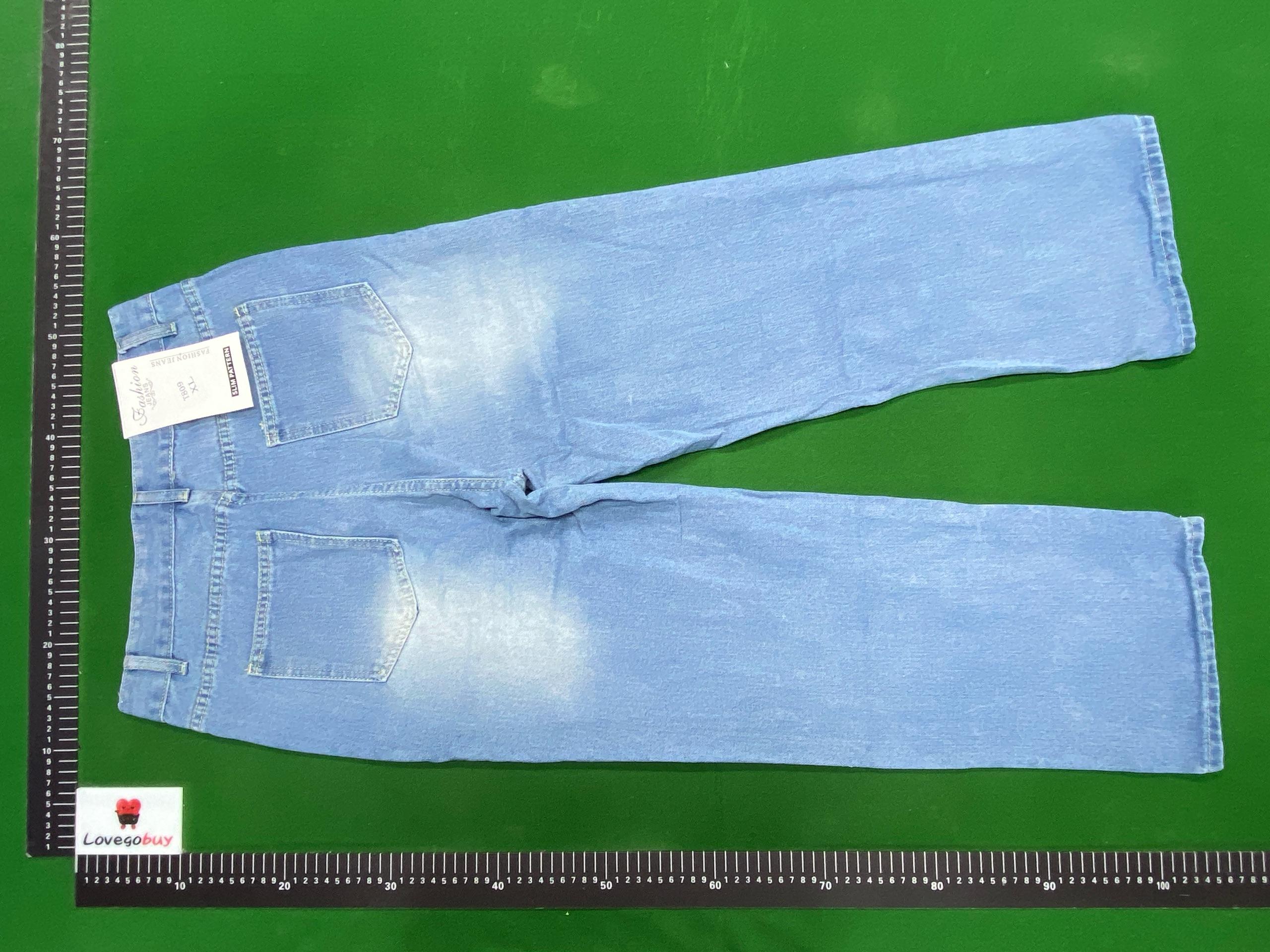 Foto QC 3 de Other American Retro Wide Leg Washed Loose Jeans Light Blue