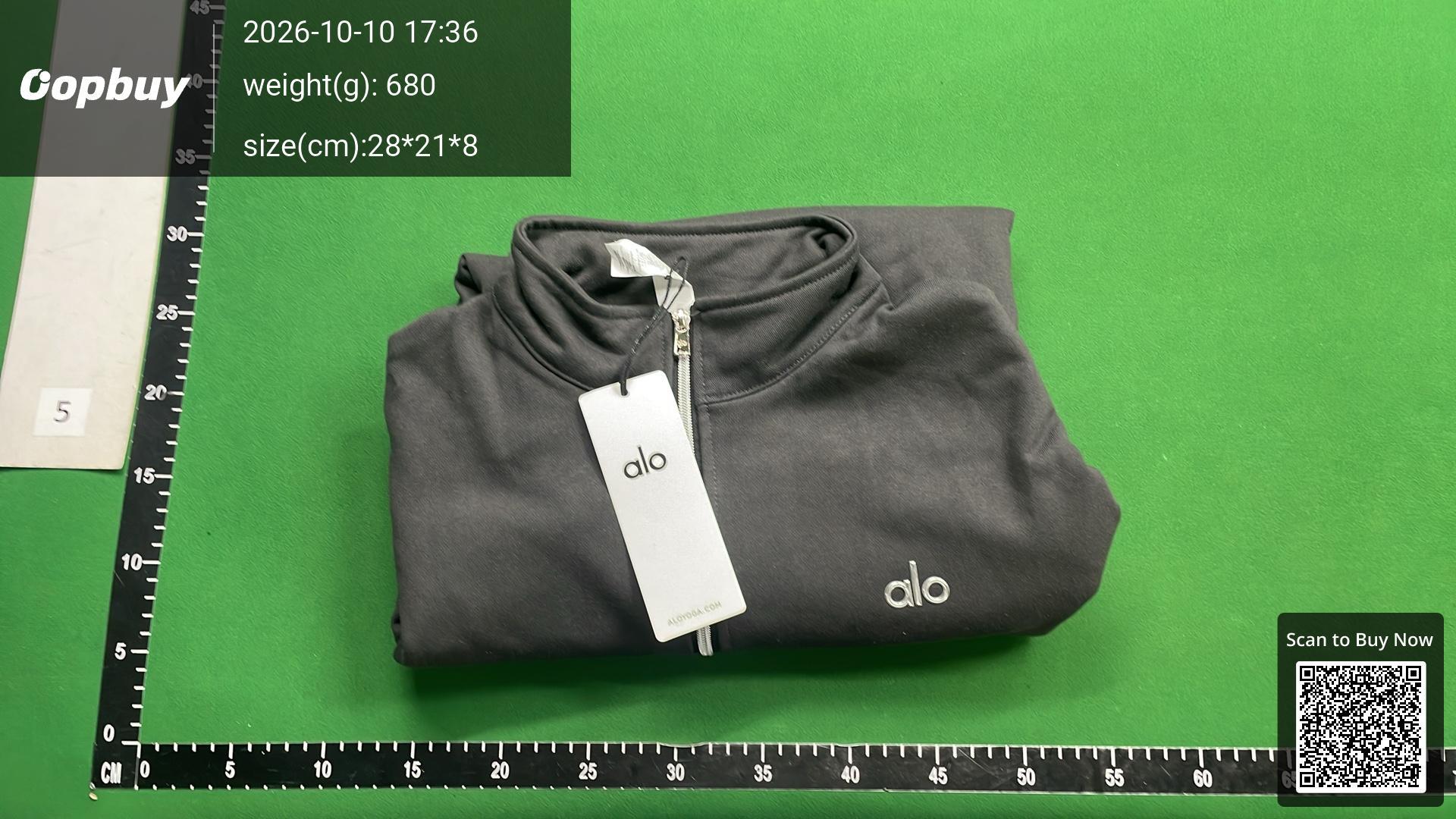 Foto QC 4 de Alo Sweatshirt Quarter-Zip Black
