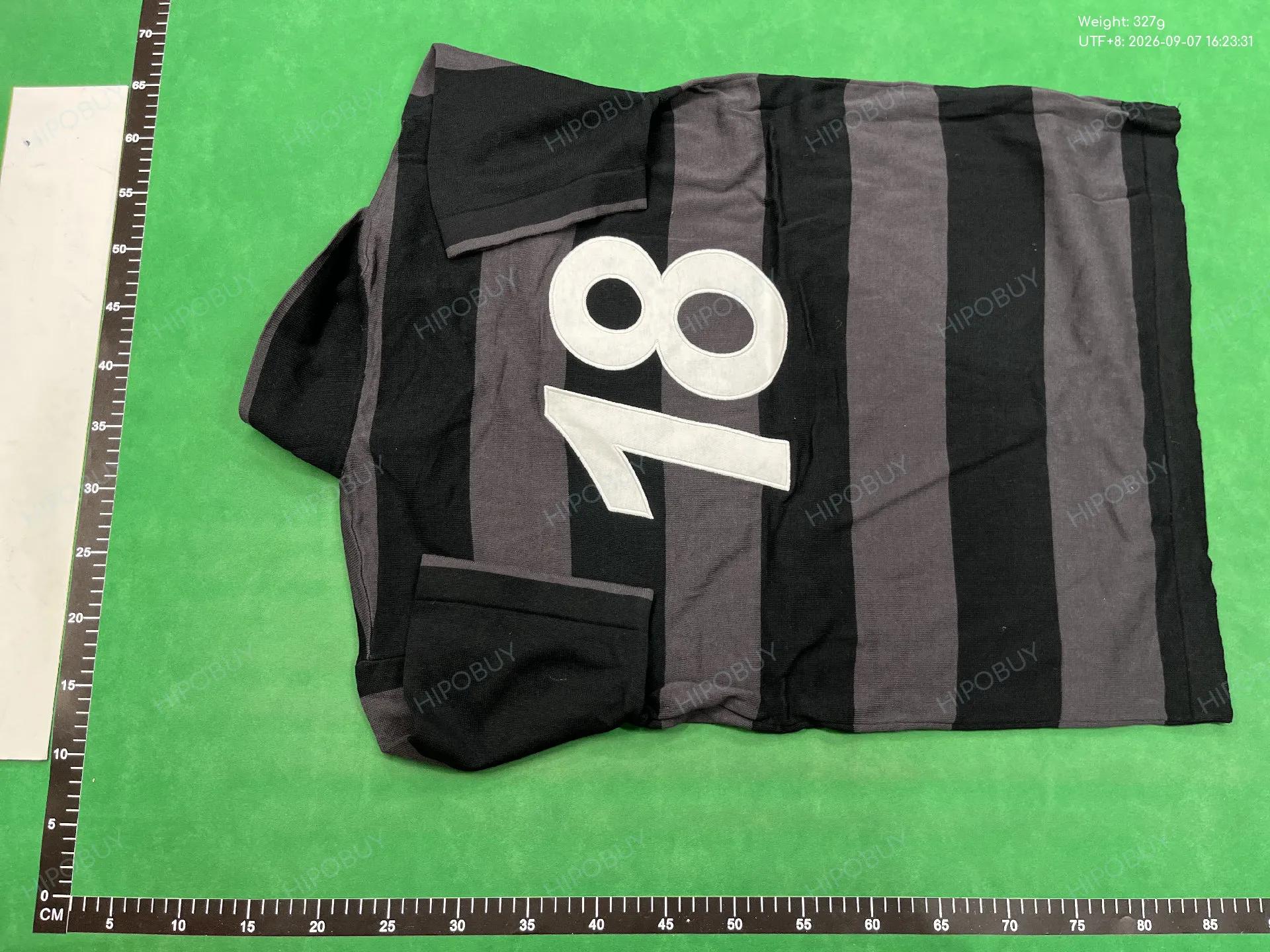 Foto QC 7 de Corteiz Sampdoria RTW Knit Football Jersey Black