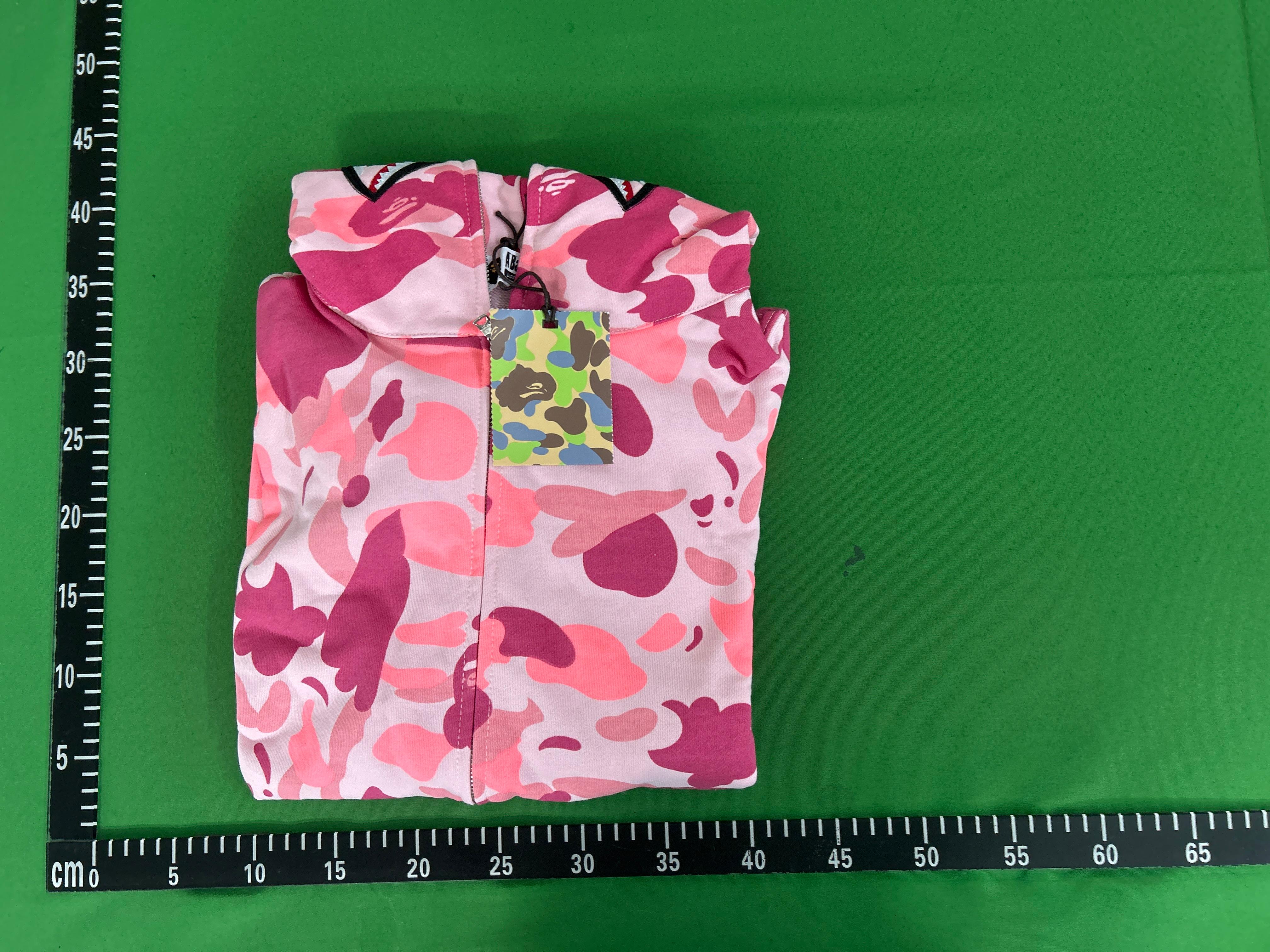 Foto QC 5 de Bape Shark Zip Sweater Camouflage Pink