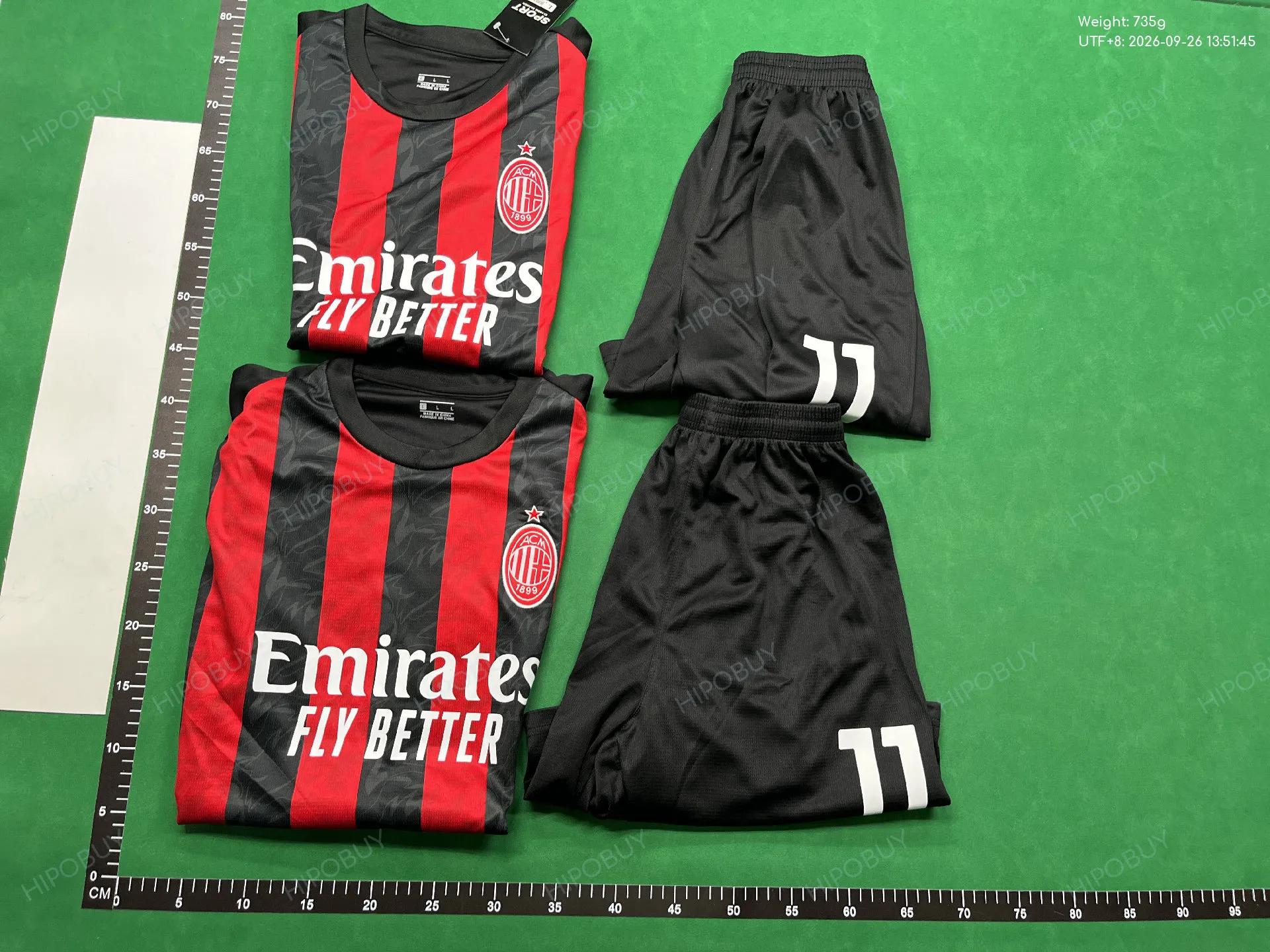 Foto QC 8 de AC Milan 2025/26 Modric #14 Home Kids Jersey Red Black