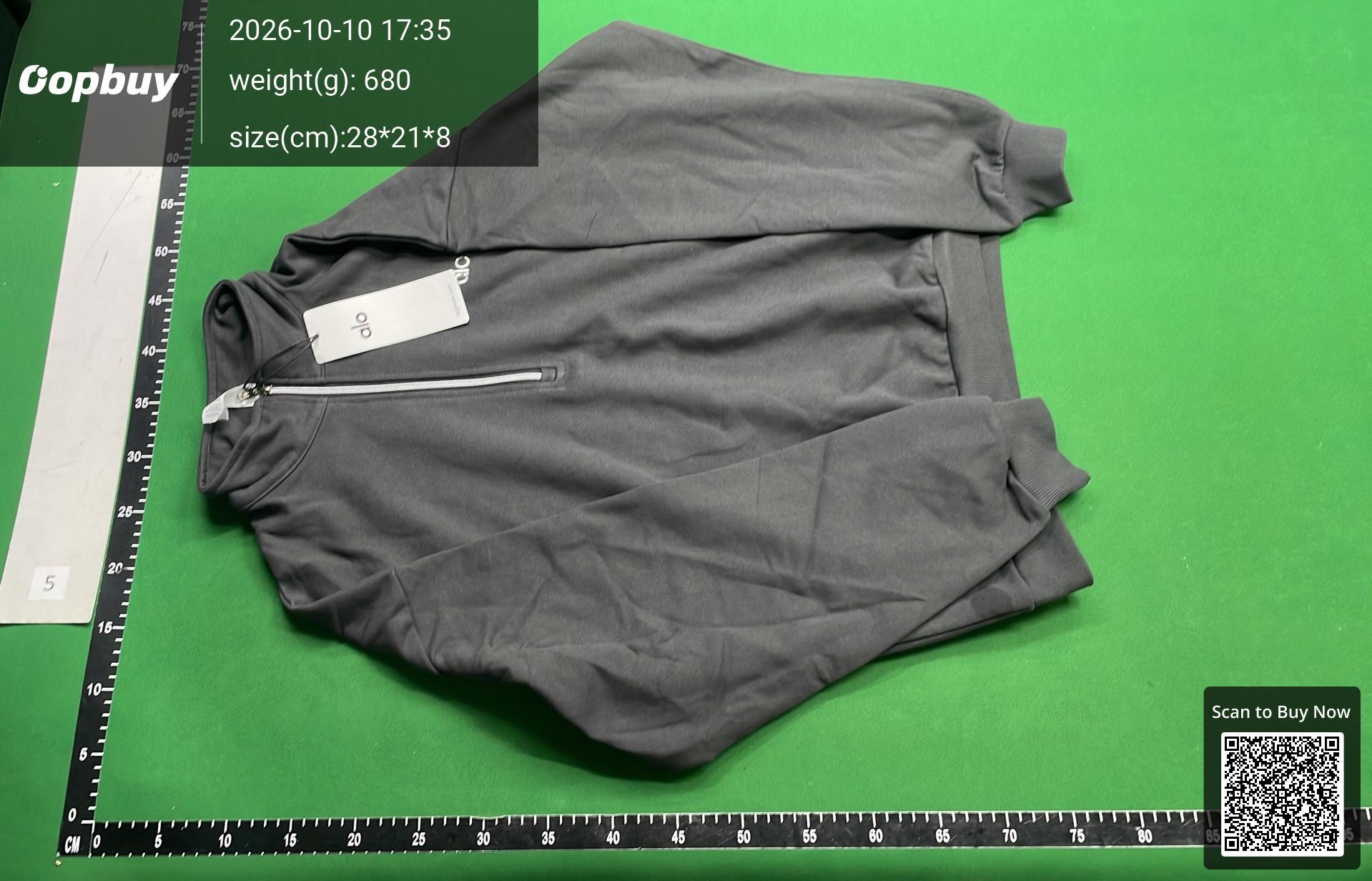 Foto QC 2 de Alo Sweatshirt Quarter-Zip Black