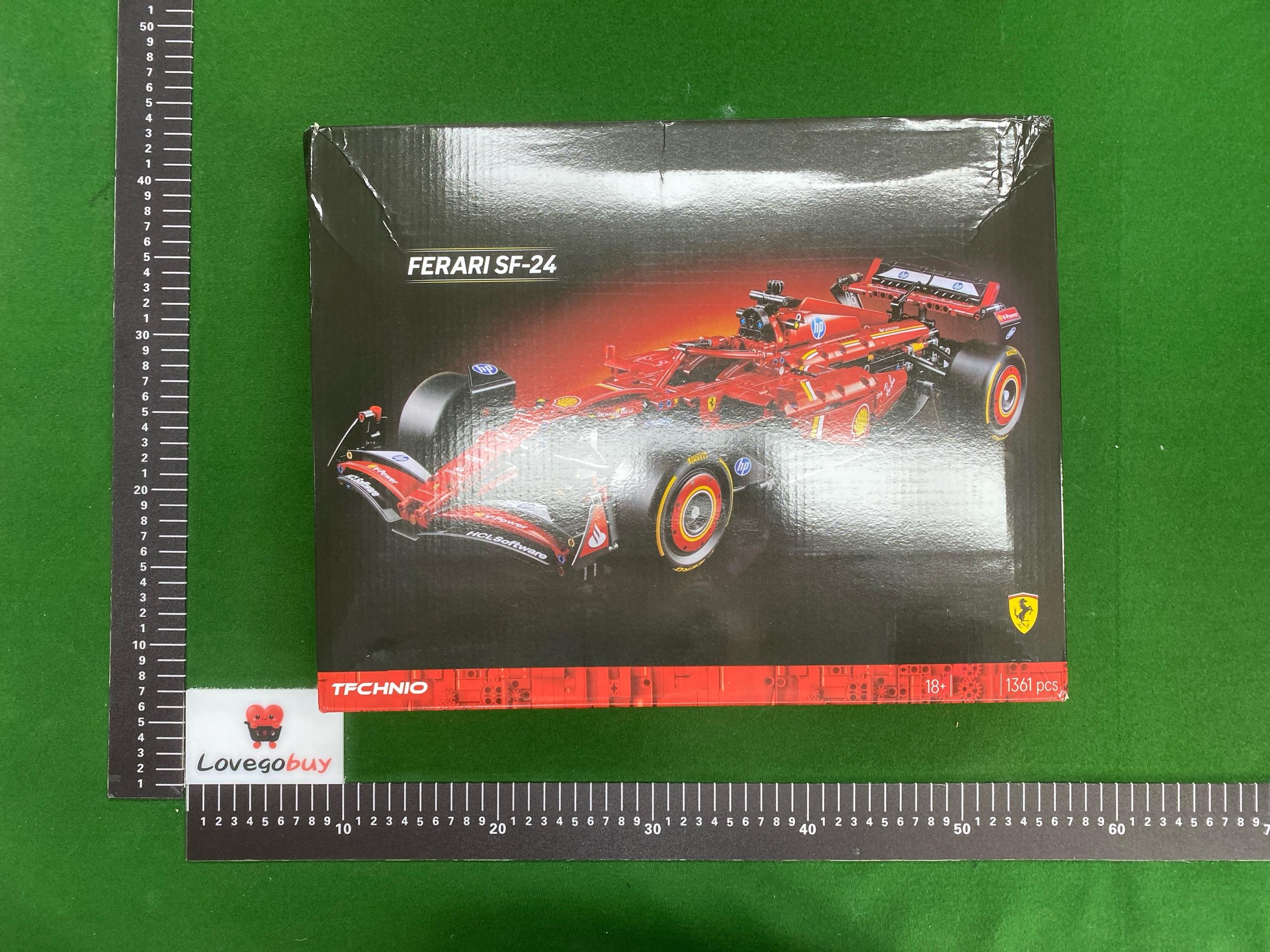 Foto QC 1 de Generic Ferrari SF-24 F1 Race Car Building Block Toy Set