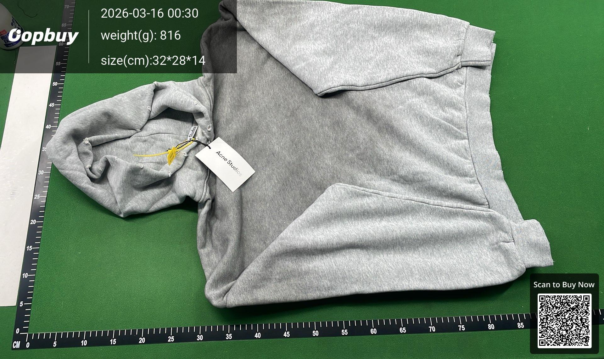 Foto QC 6 de Acne Studios Logo Print Sweater Black