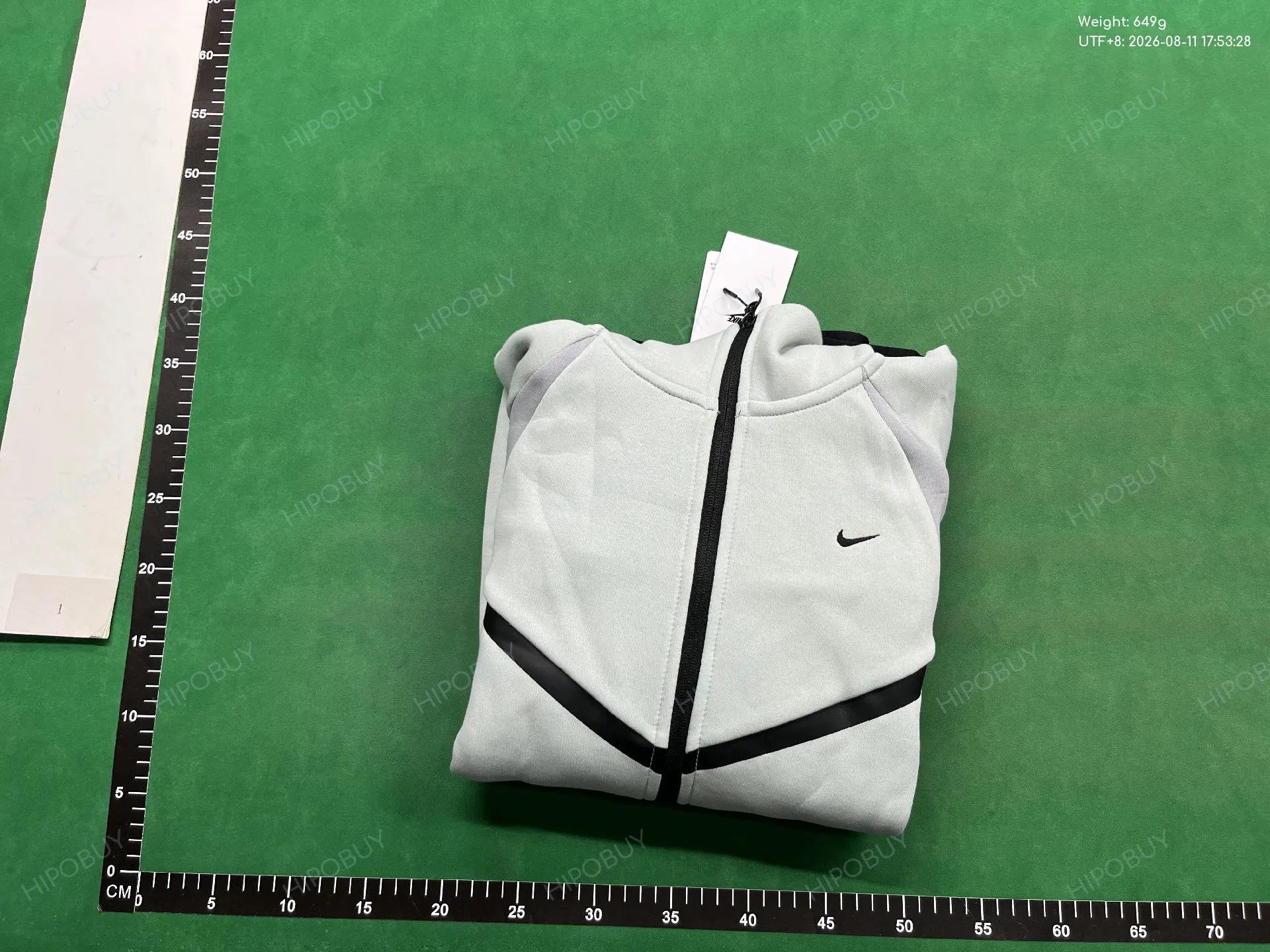 Foto QC 4 de Nike Sweatpants Tech Fleece Paneled White Grey
