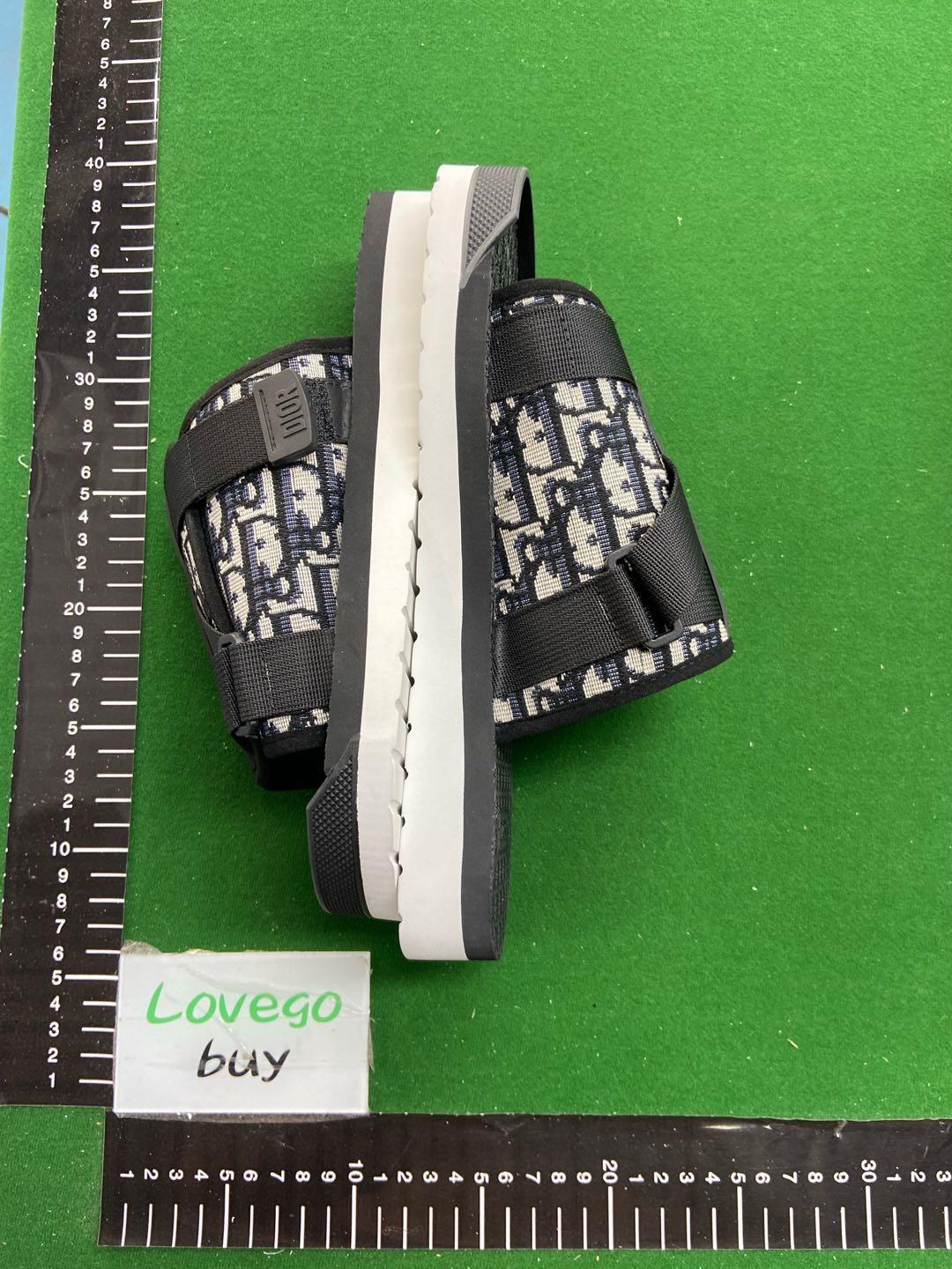Foto QC 2 de Dior Alpha Slide Jacquard Oblique Black