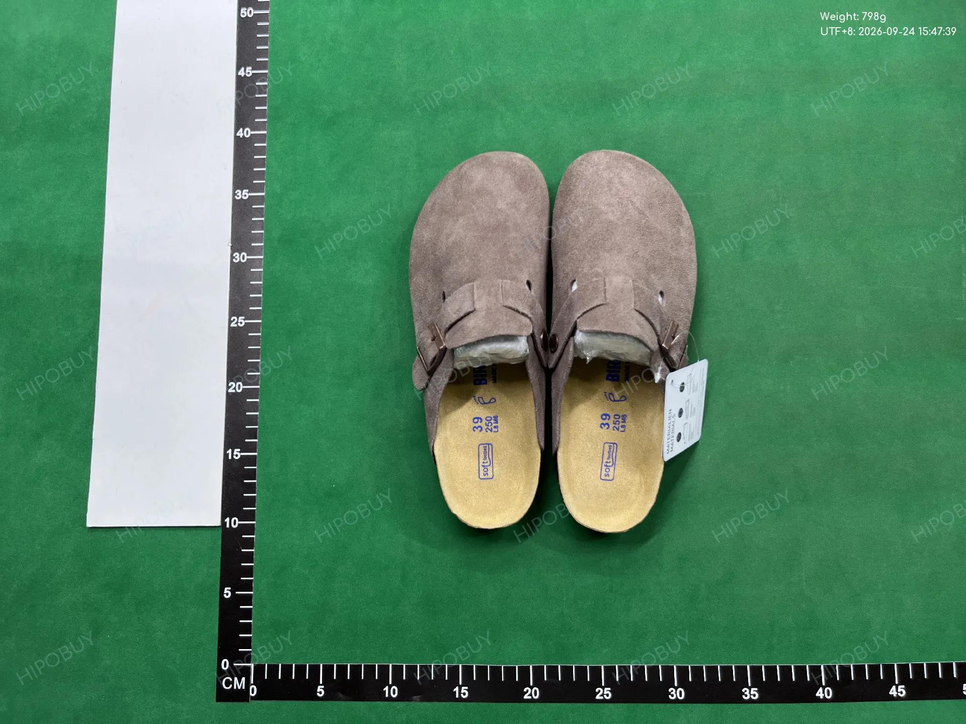 Foto QC 1 de Birkenstock Boston Suede Soft Footbed Mink