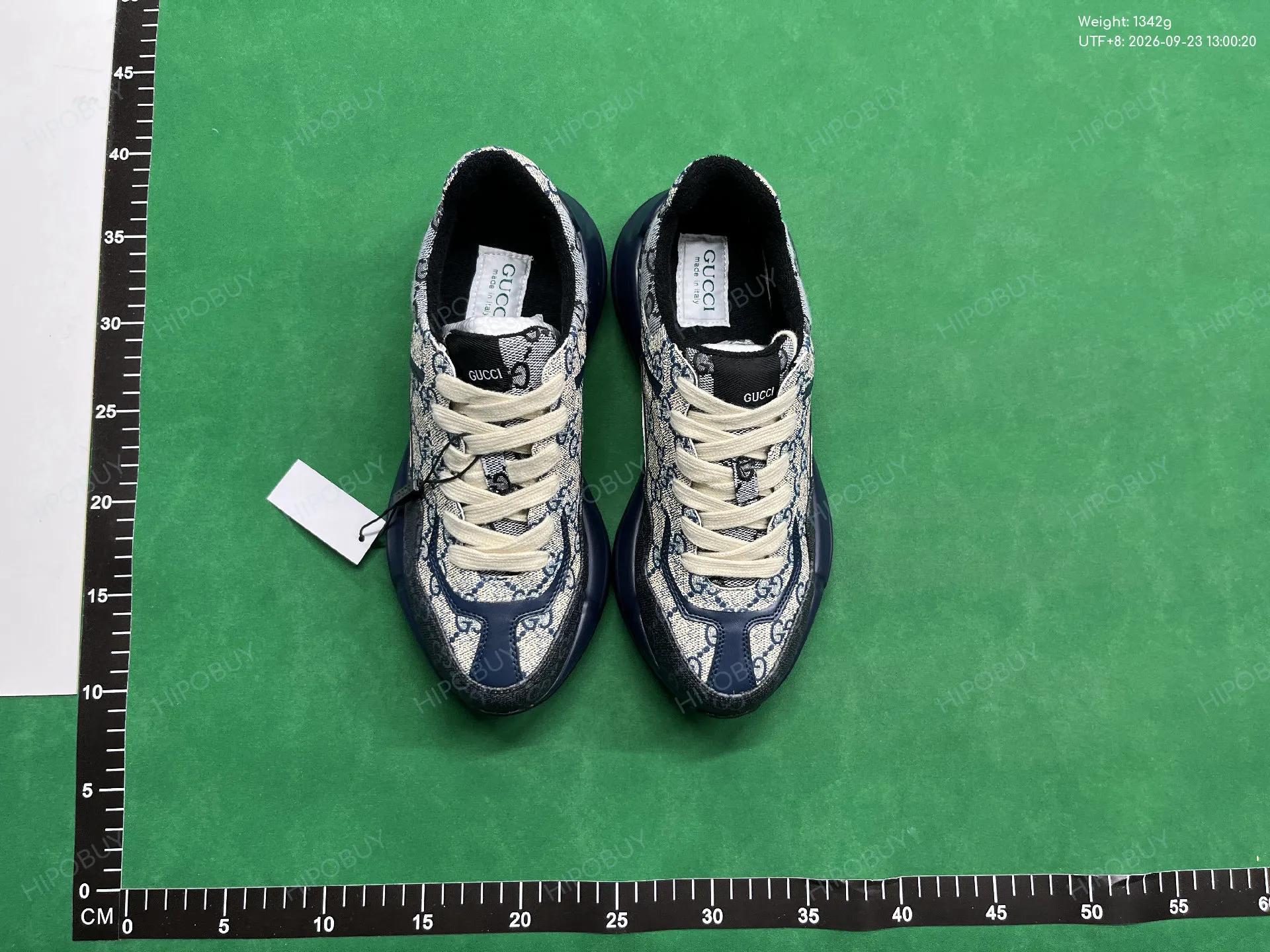 Foto QC 6 de Gucci Rhyton Low GG Supreme London Blue Pink 701332 96GN0 8484