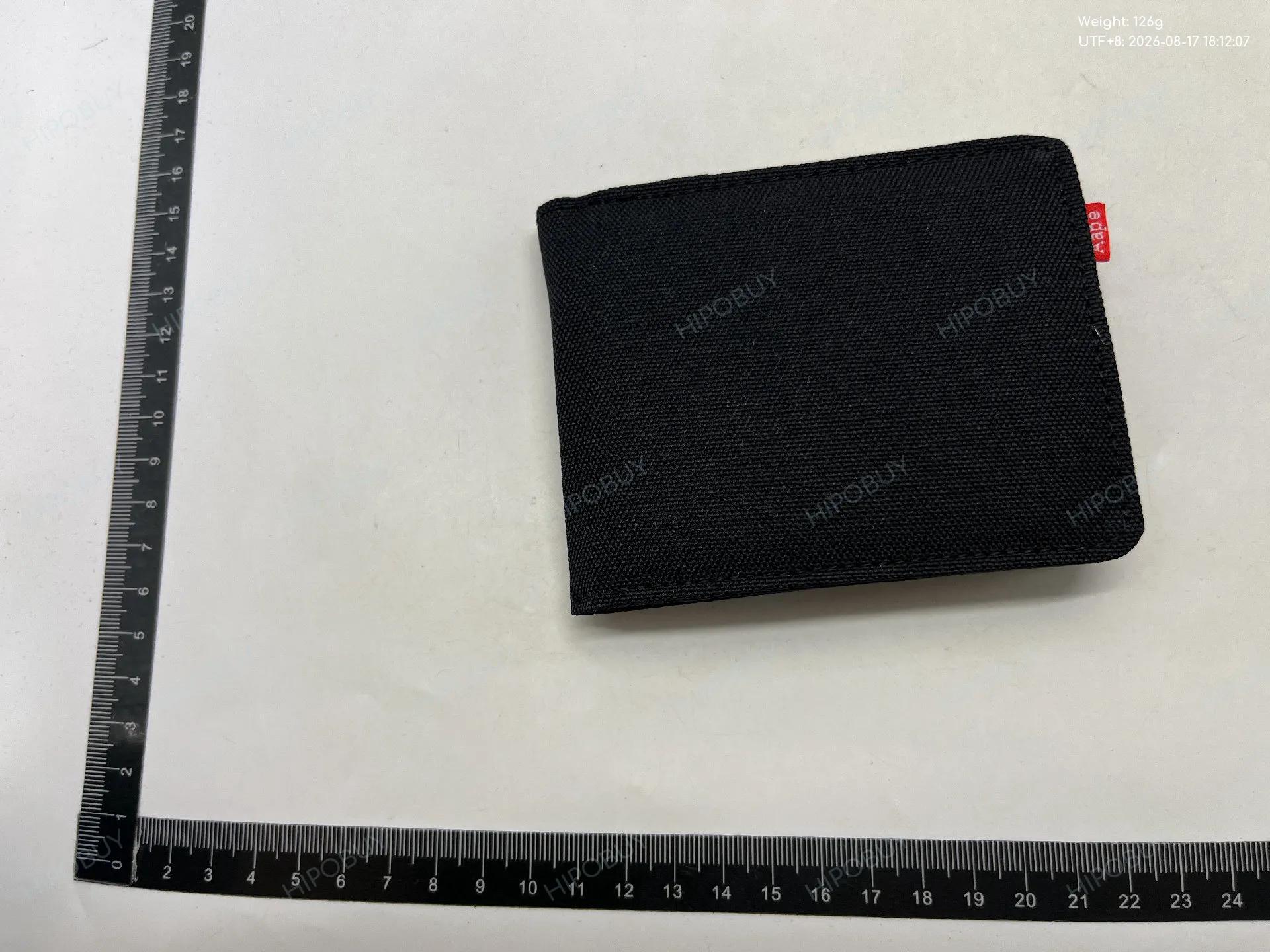 Foto QC 3 de Dickies Logo Bifold Wallet Canvas Navy Blue