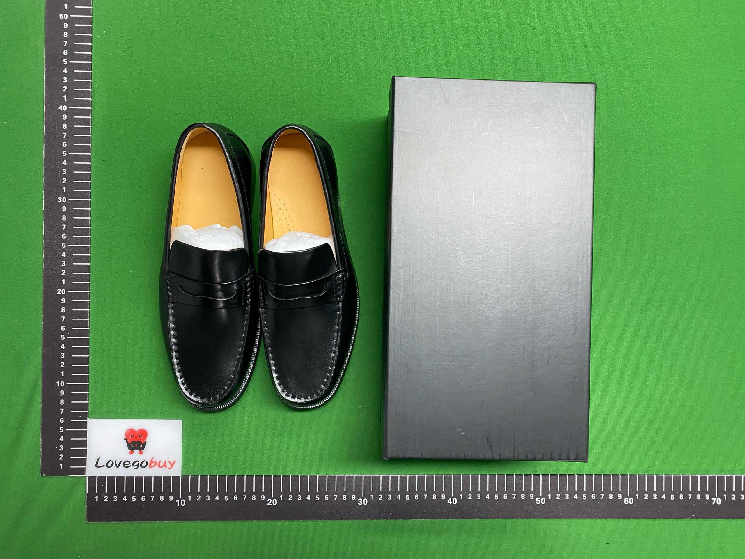 Foto QC 8 de Unbranded Penny Loafers Black Calfskin Leather