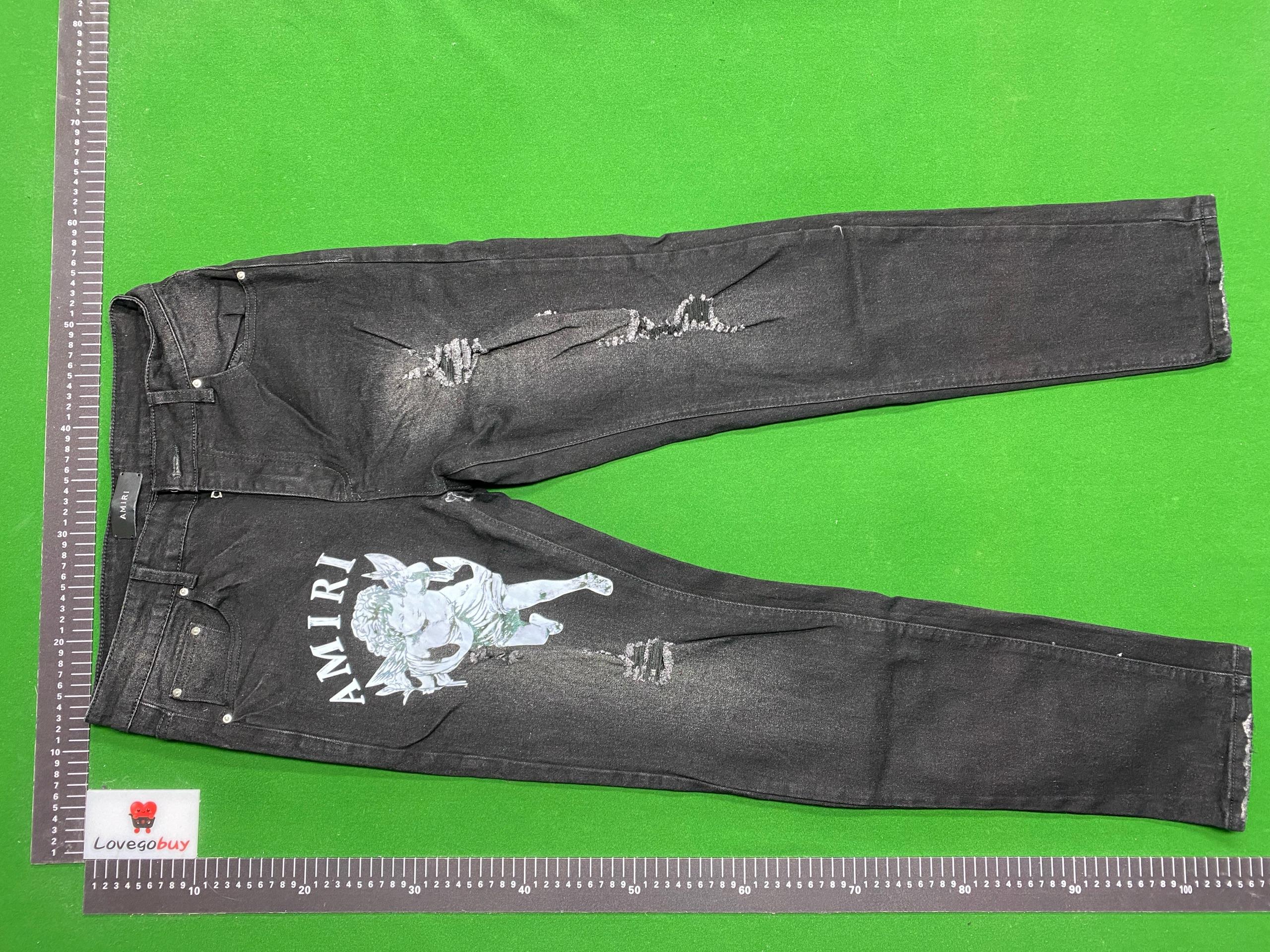 Foto QC 6 de Amiri Cherub Jeans Distressed Slim Black