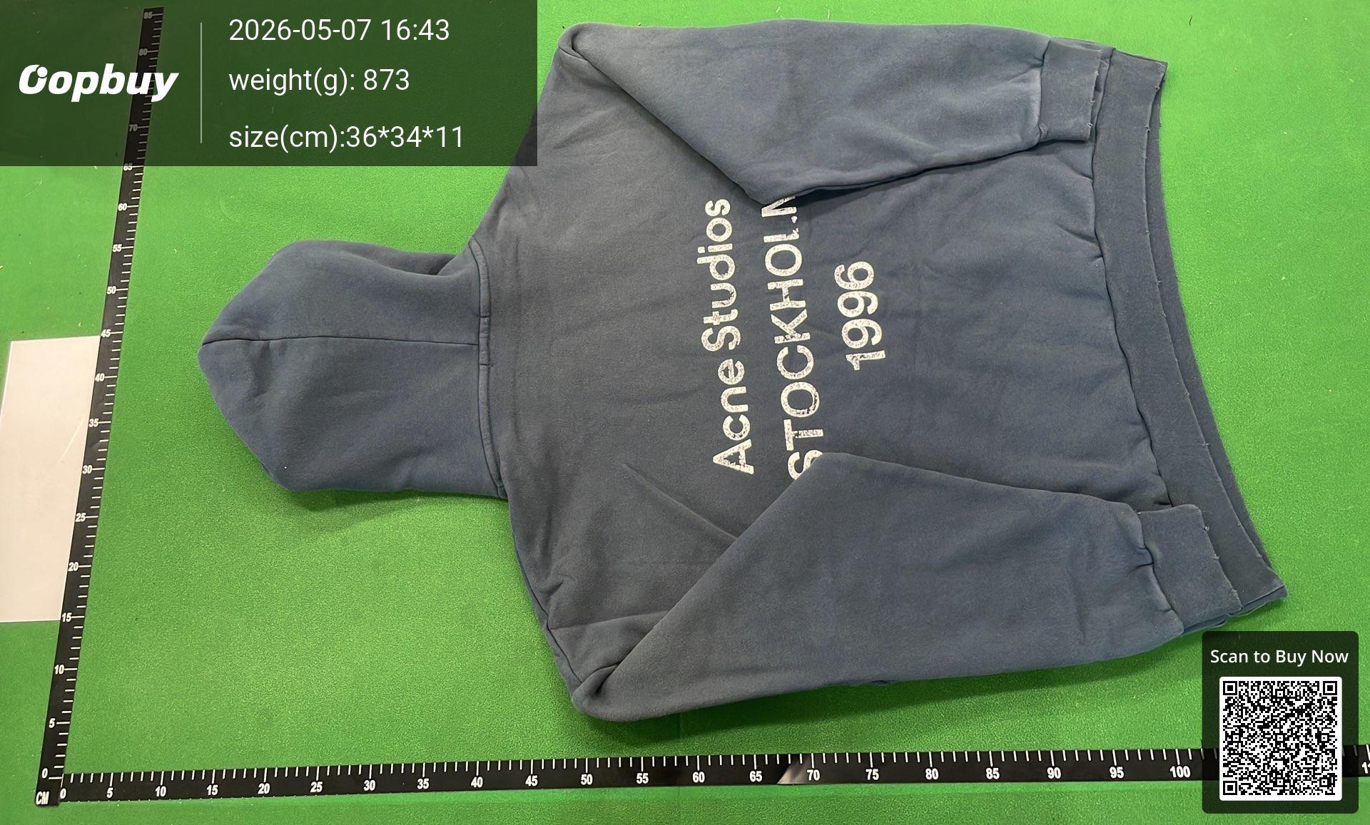 Foto QC 3 de Acne Studios Logo Print Sweater Black