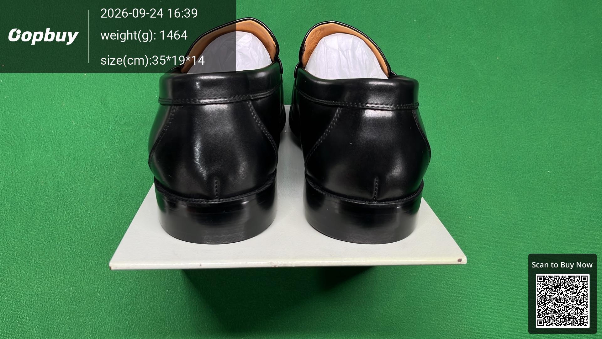 Foto QC 3 de Unbranded Penny Loafers Black Calfskin Leather