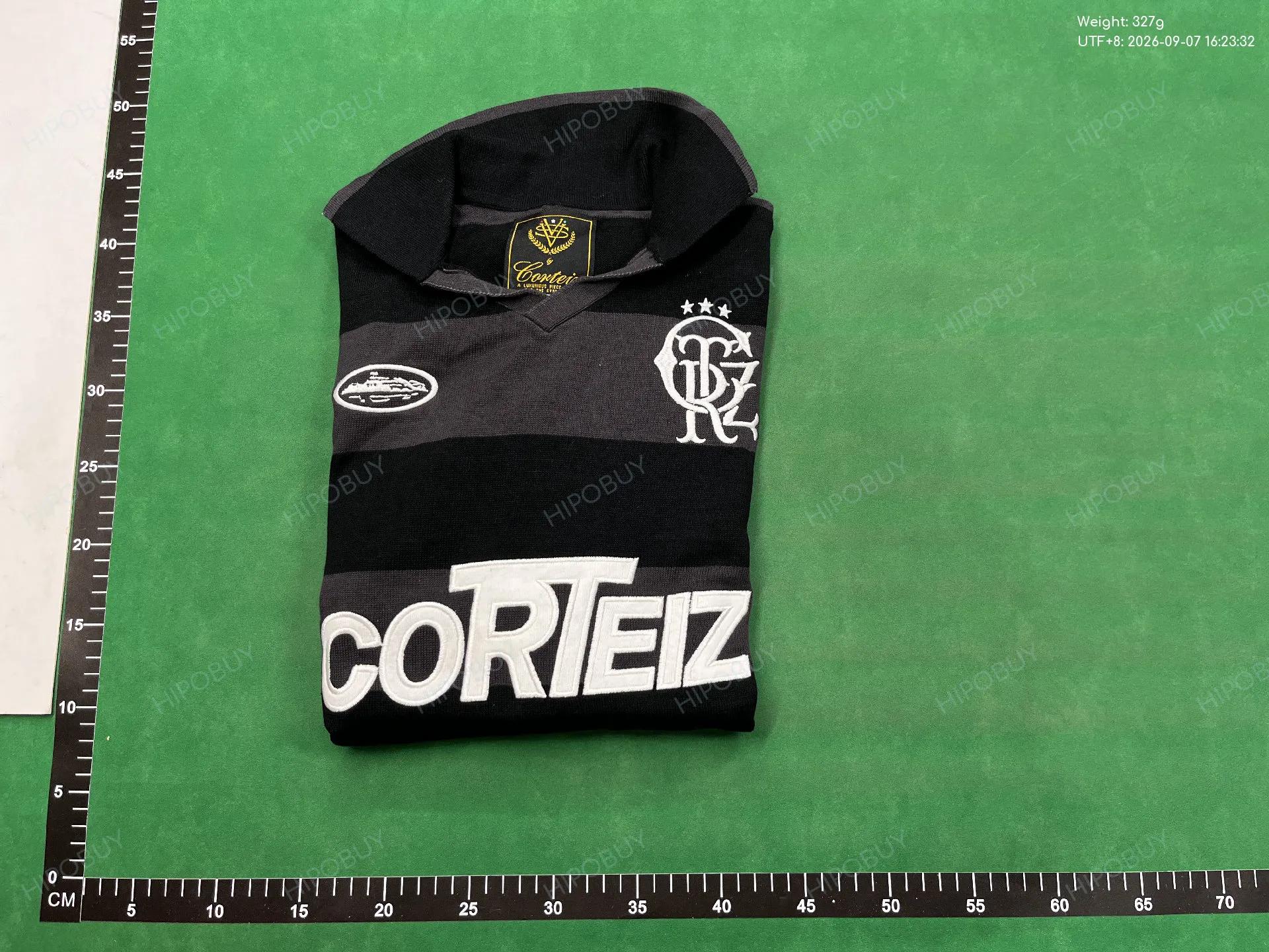 Foto QC 8 de Corteiz Sampdoria RTW Knit Football Jersey Black