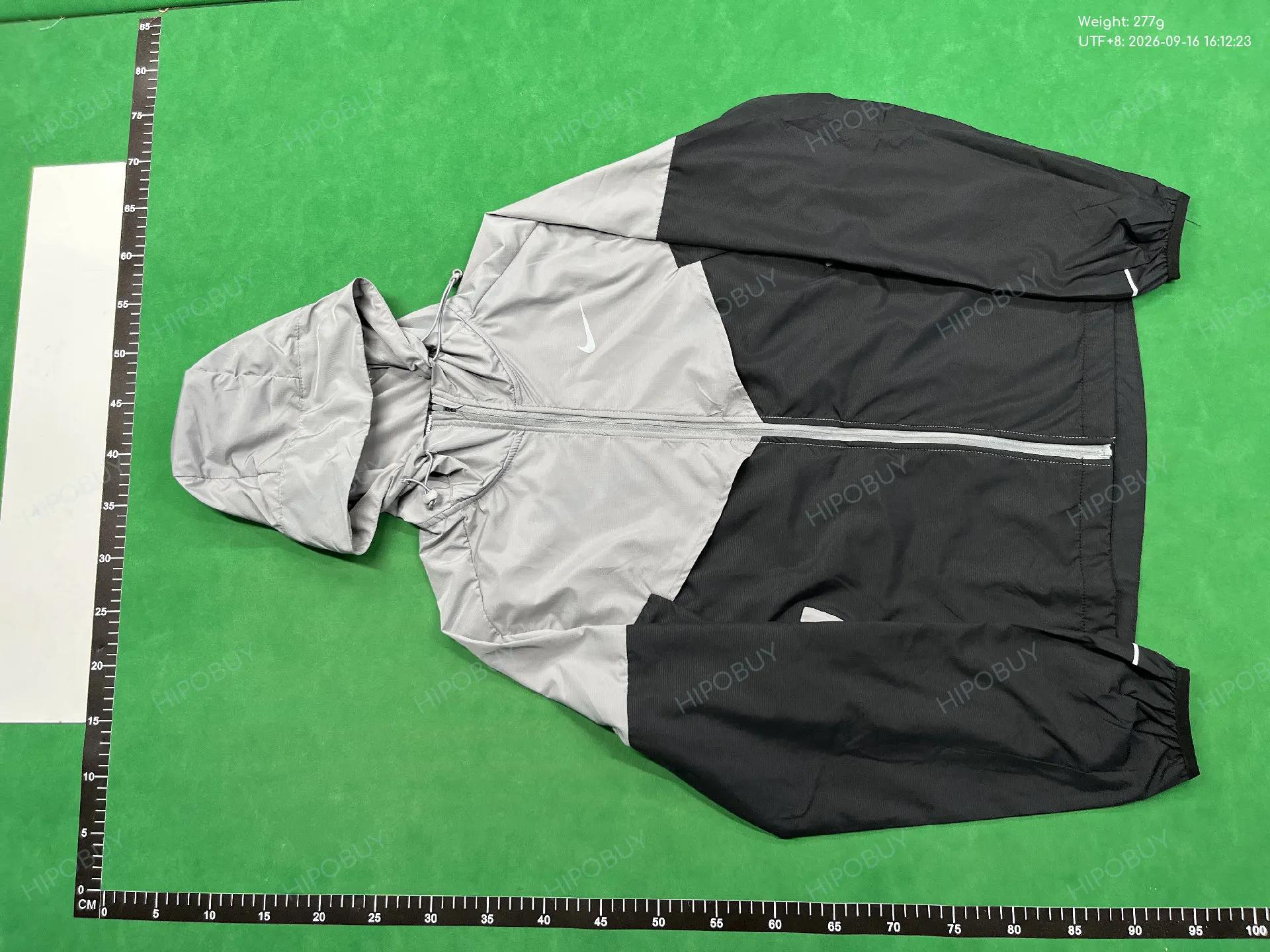 Foto QC 2 de Nike Miler Running Jacket Windbreaker Mint Grey Black