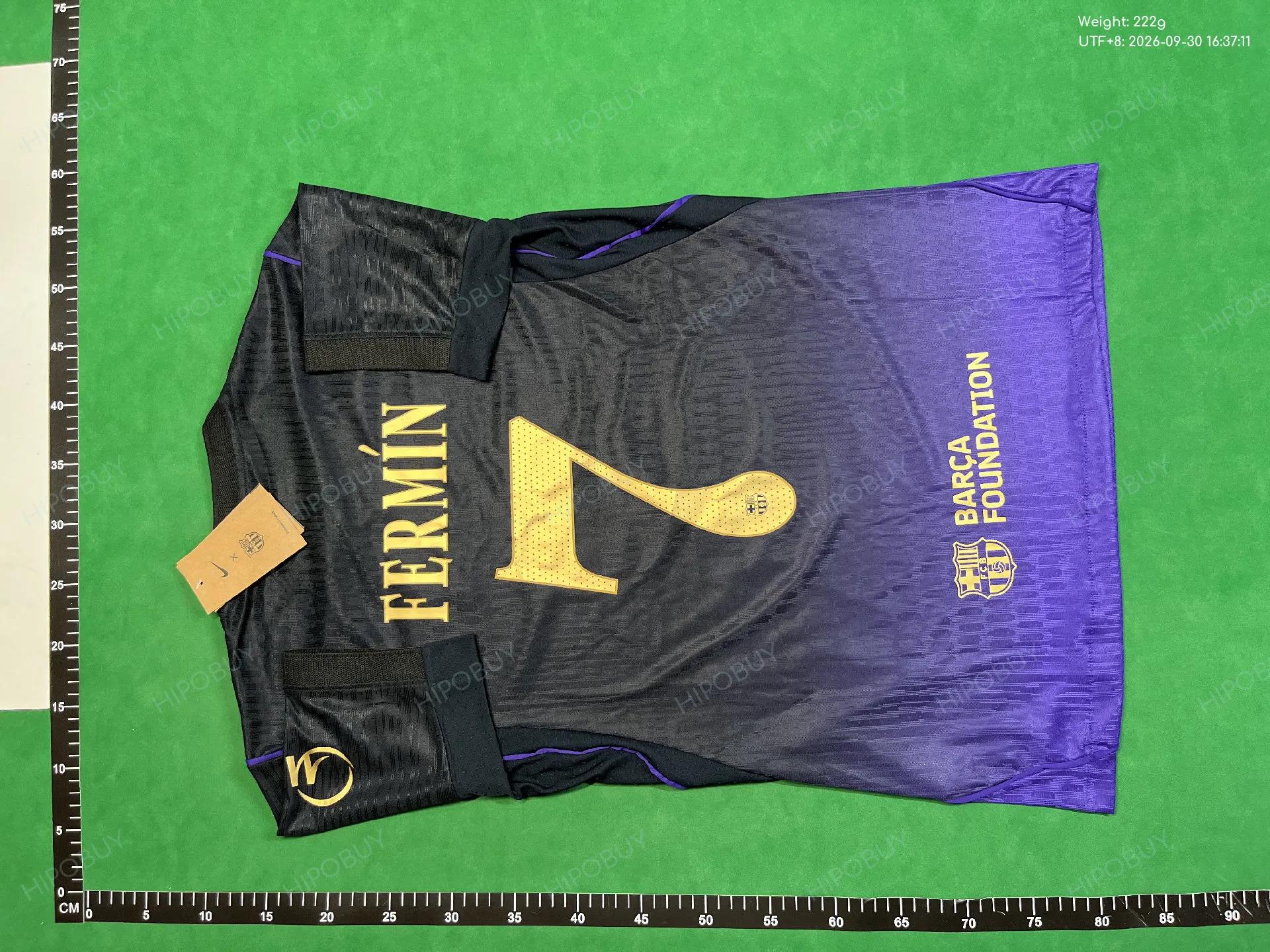 Foto QC 7 de Kobe Bryant x Nike x FC Barcelona 2026/27 Away Player Version Jersey Field Purple/Black/Metallic Gold