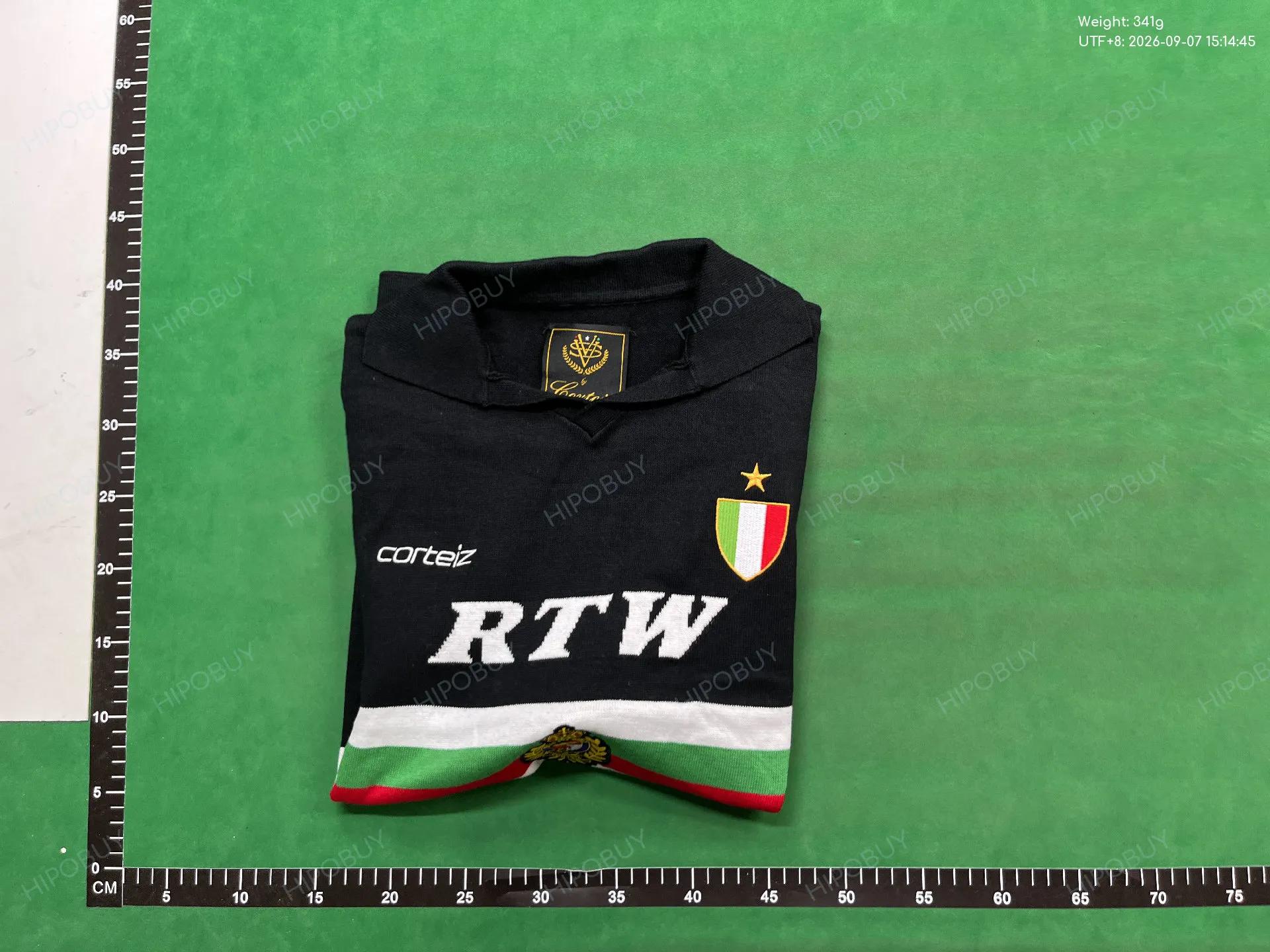 Foto QC 4 de Corteiz Sampdoria RTW Knit Football Jersey Black